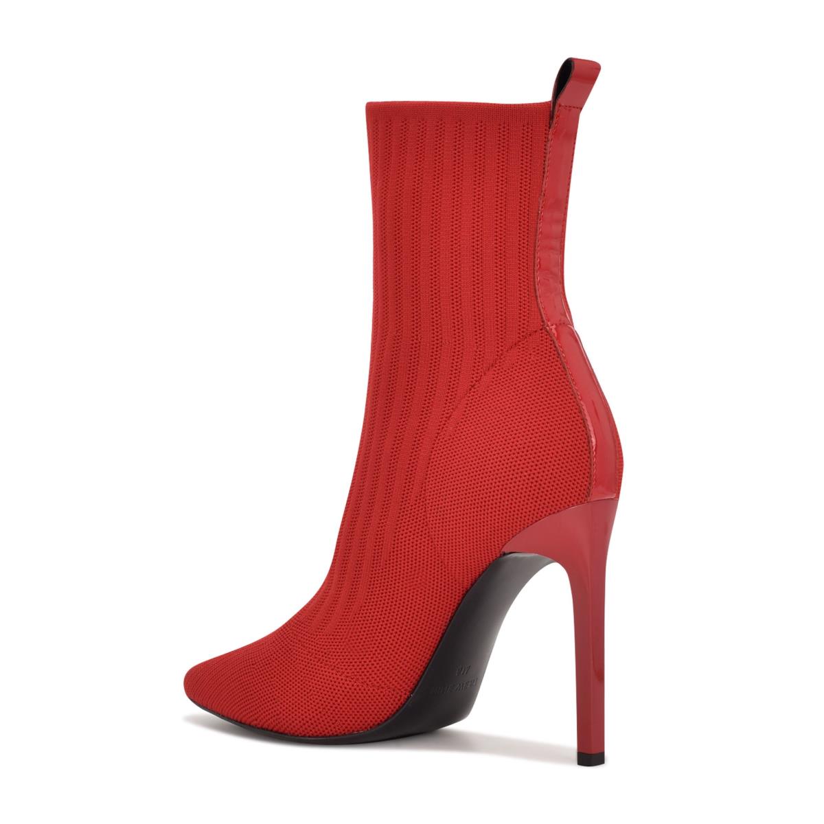 Botines Nine West Teoy Vestido Rojas | 1273EHWCJ