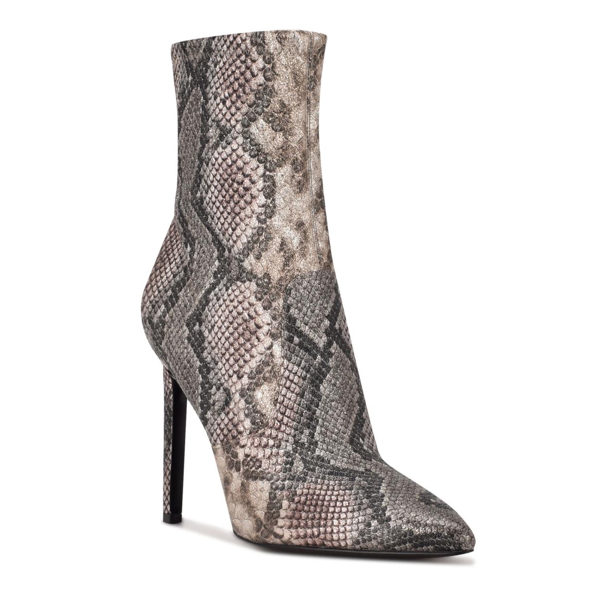 Botines Nine West Teoy Vestido Serpent | 3418DKRUN