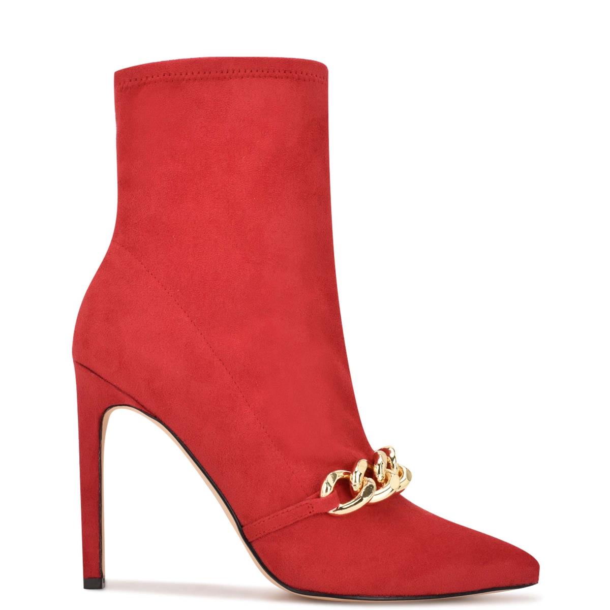 Botines Nine West Timbaa Vestido Bootie Rojas | 3791GBZSY