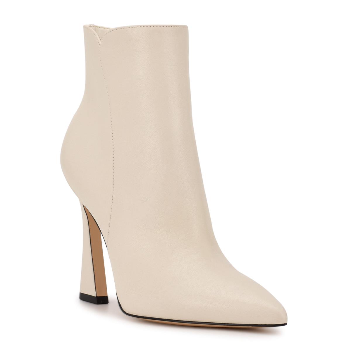 Botines Nine West Torrie Vestido Creme | 0542UOMHA