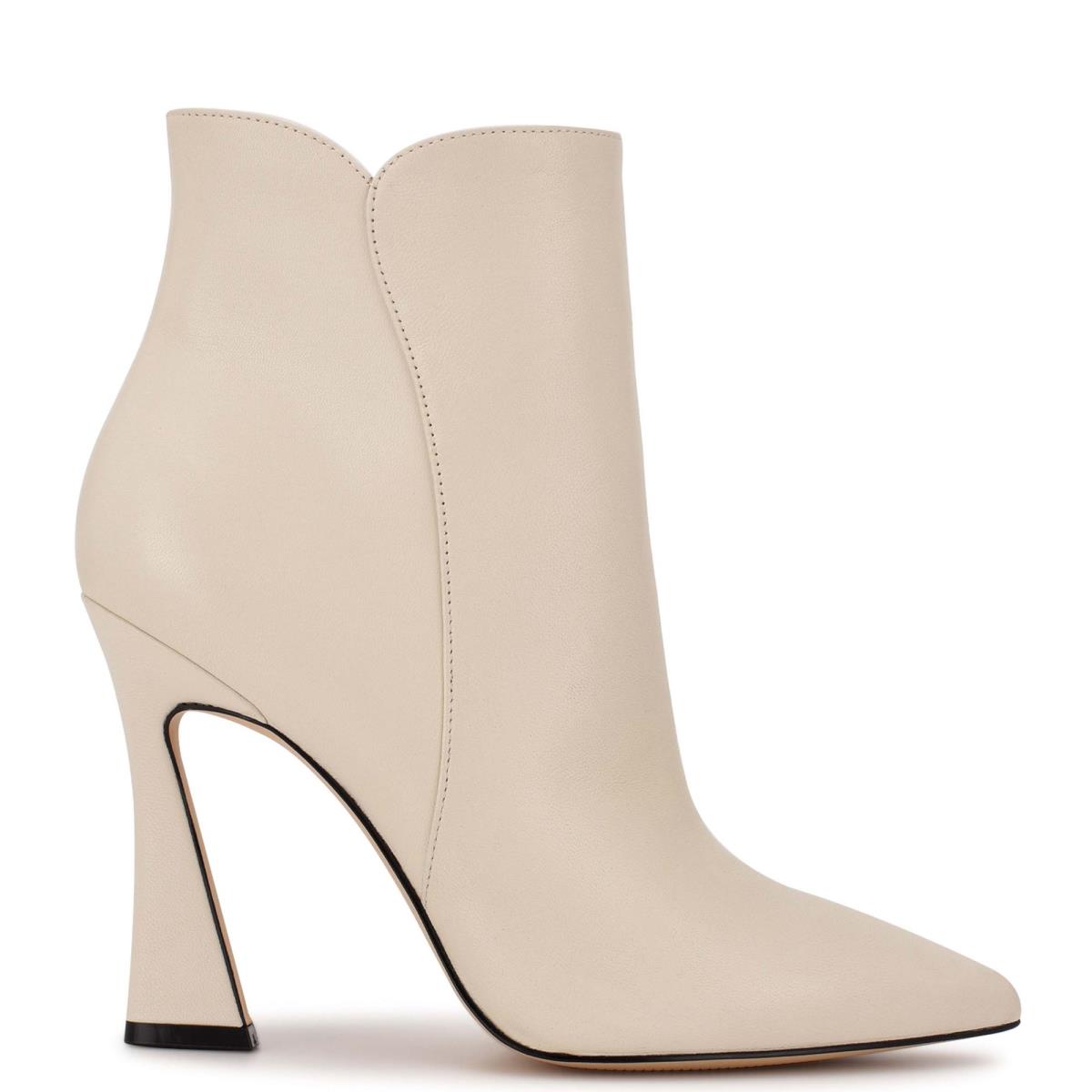 Botines Nine West Torrie Vestido Creme | 0542UOMHA