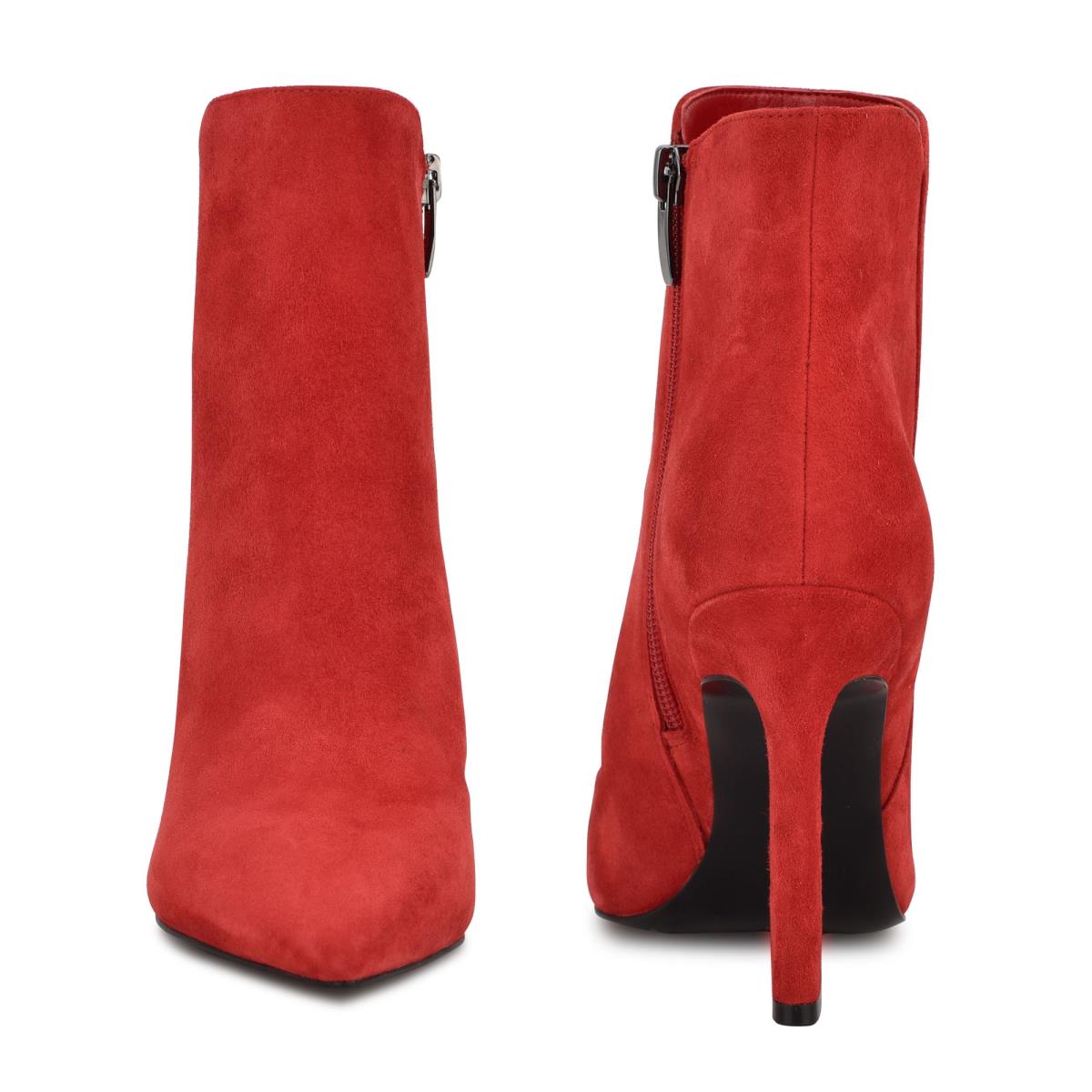 Botines Nine West Torrie Vestido Rojas | 2510RABDG