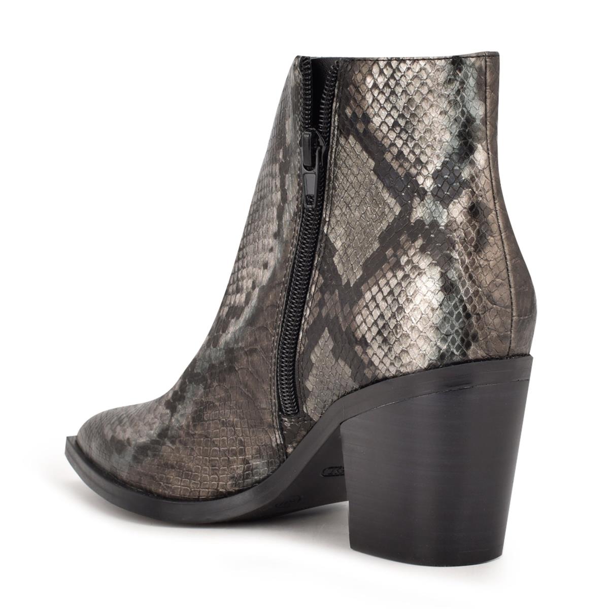 Botines Nine West Wearit Block Heel Serpent | 0953RNEWS