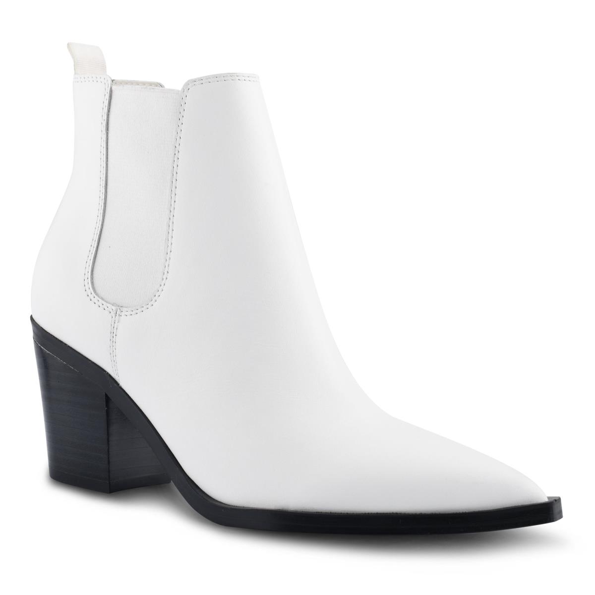 Botines Nine West Wyllis Block Heel Blancas | 7823UJXAQ