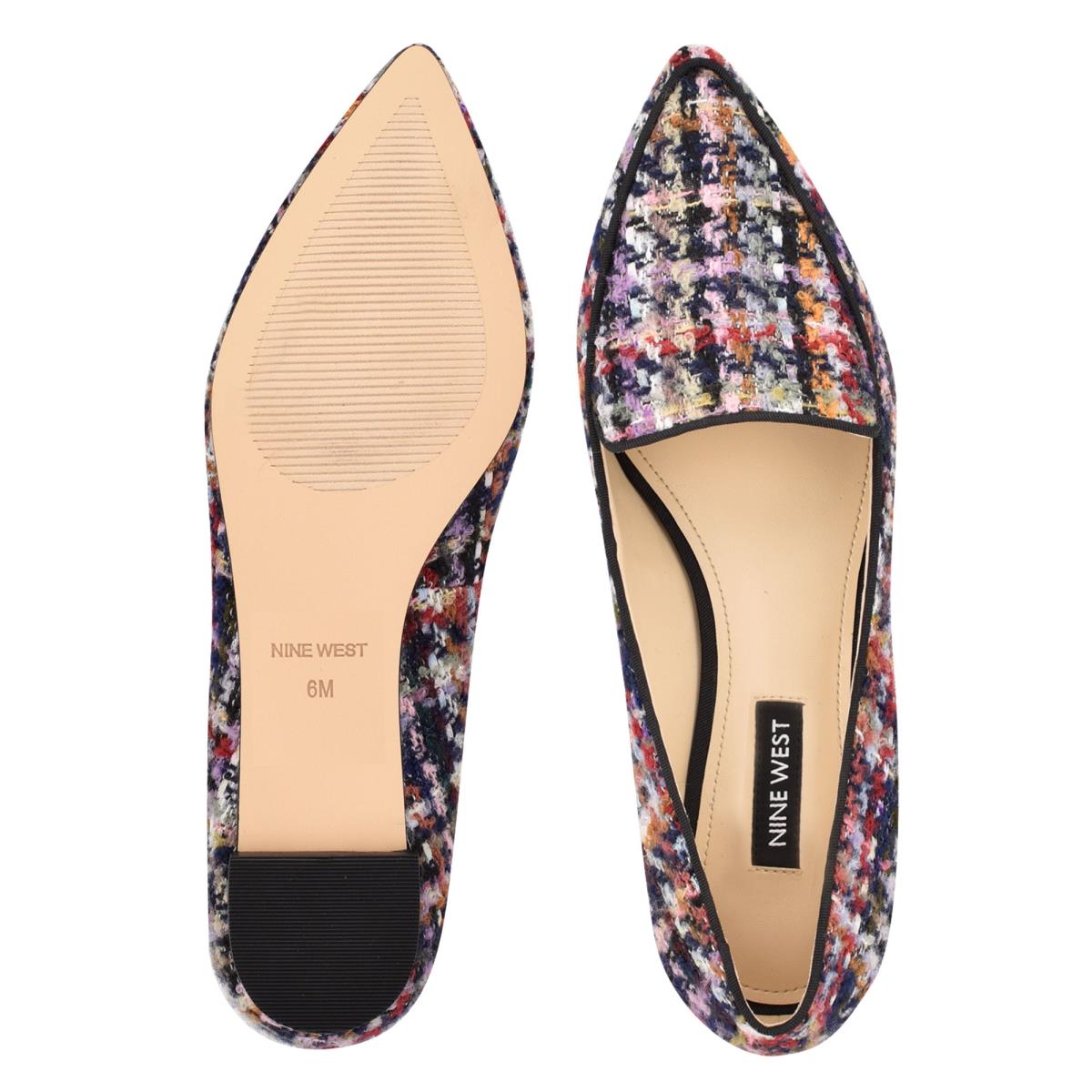 Flats Nine West Abay Smoking Azules Multicolor | 0671CDNTK