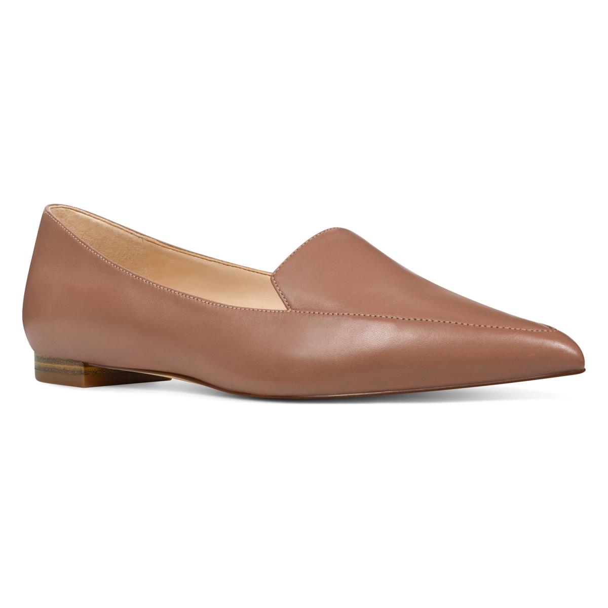 Flats Nine West Abay Smoking Beige | 2615WZOHU