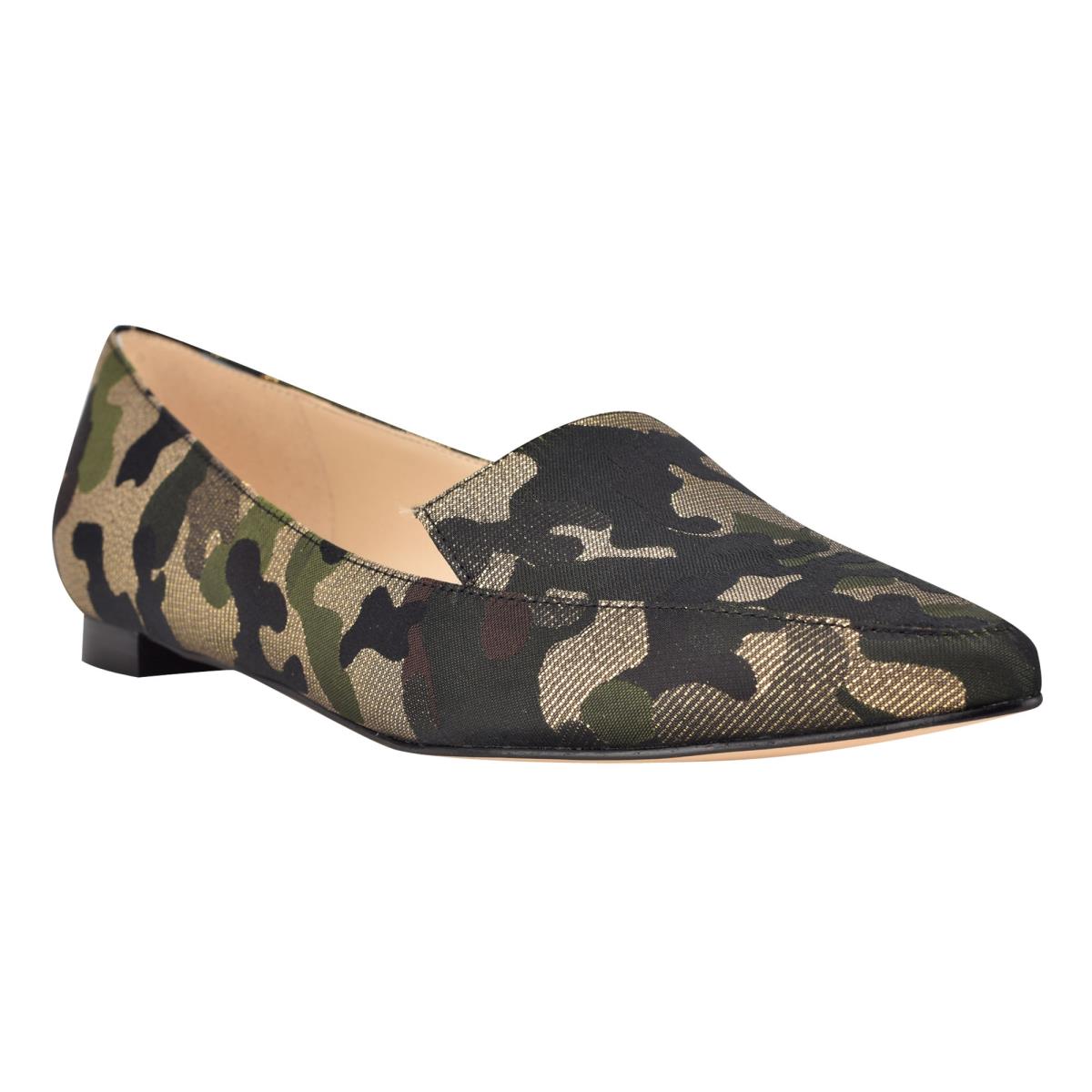 Flats Nine West Abay Smoking Camuflaje | 2489IYAET