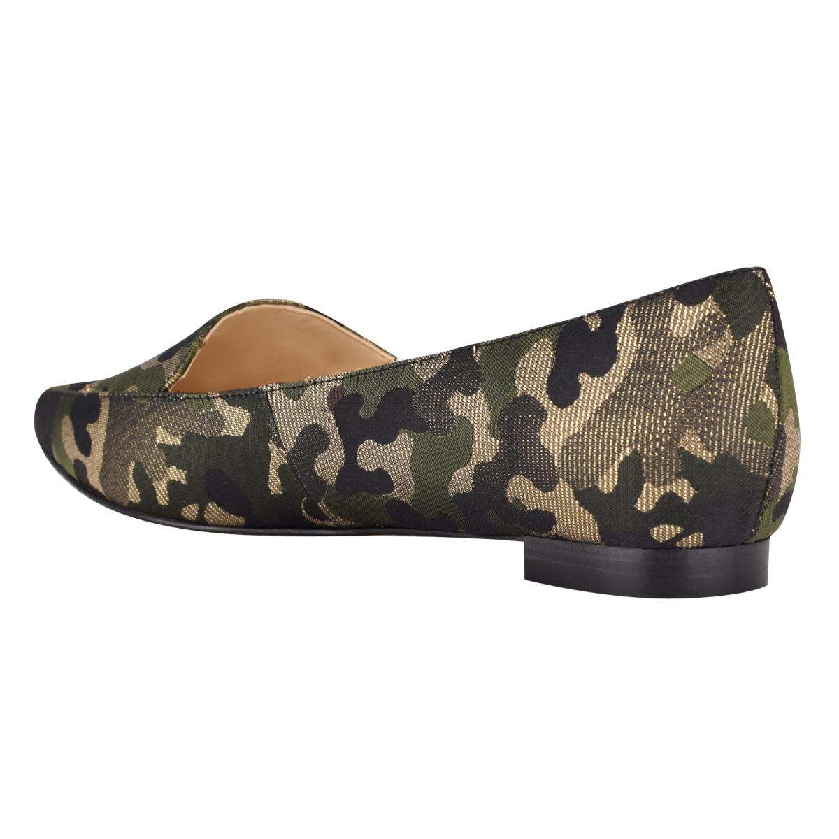 Flats Nine West Abay Smoking Camuflaje | 2489IYAET