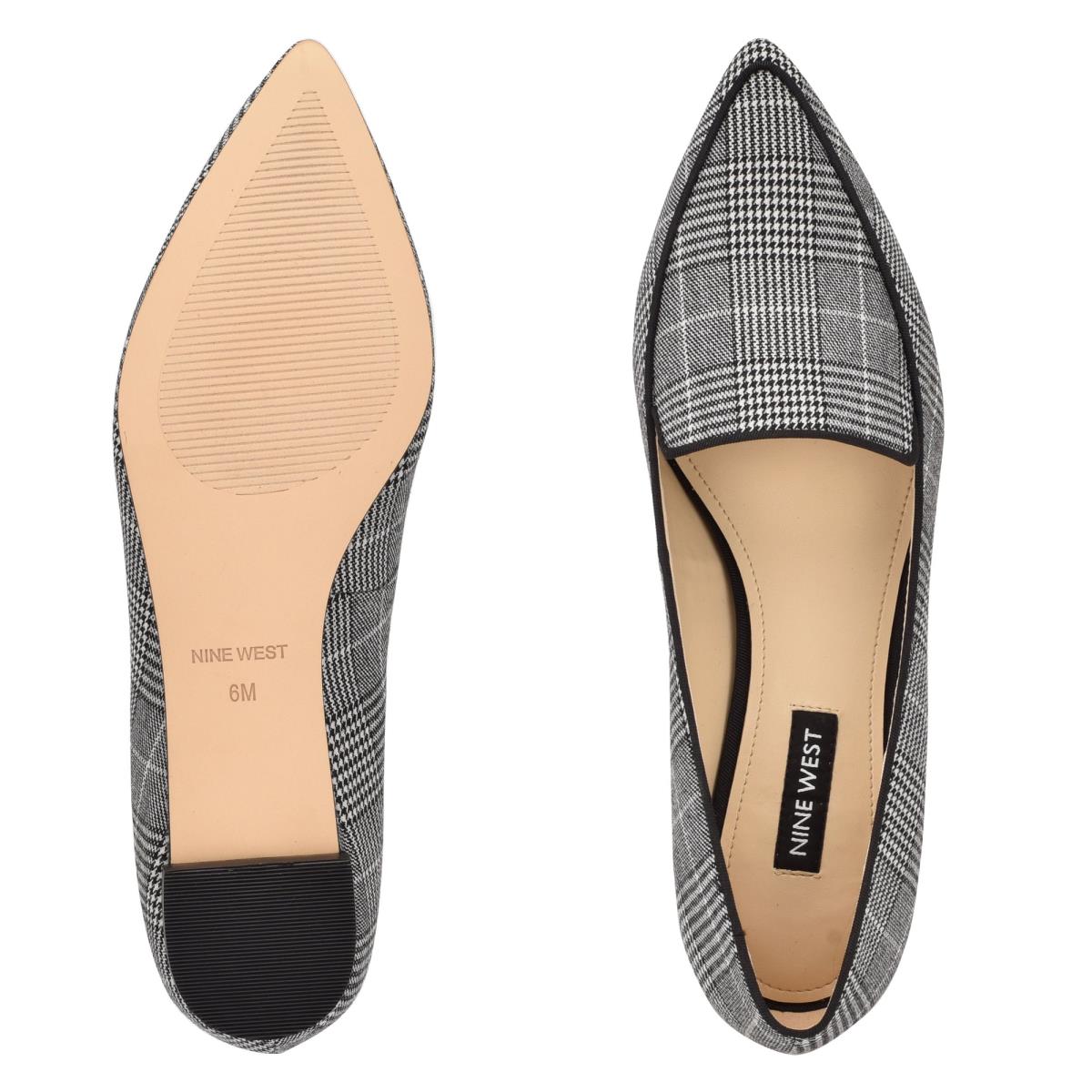 Flats Nine West Abay Smoking Gris | 6174ZISDQ