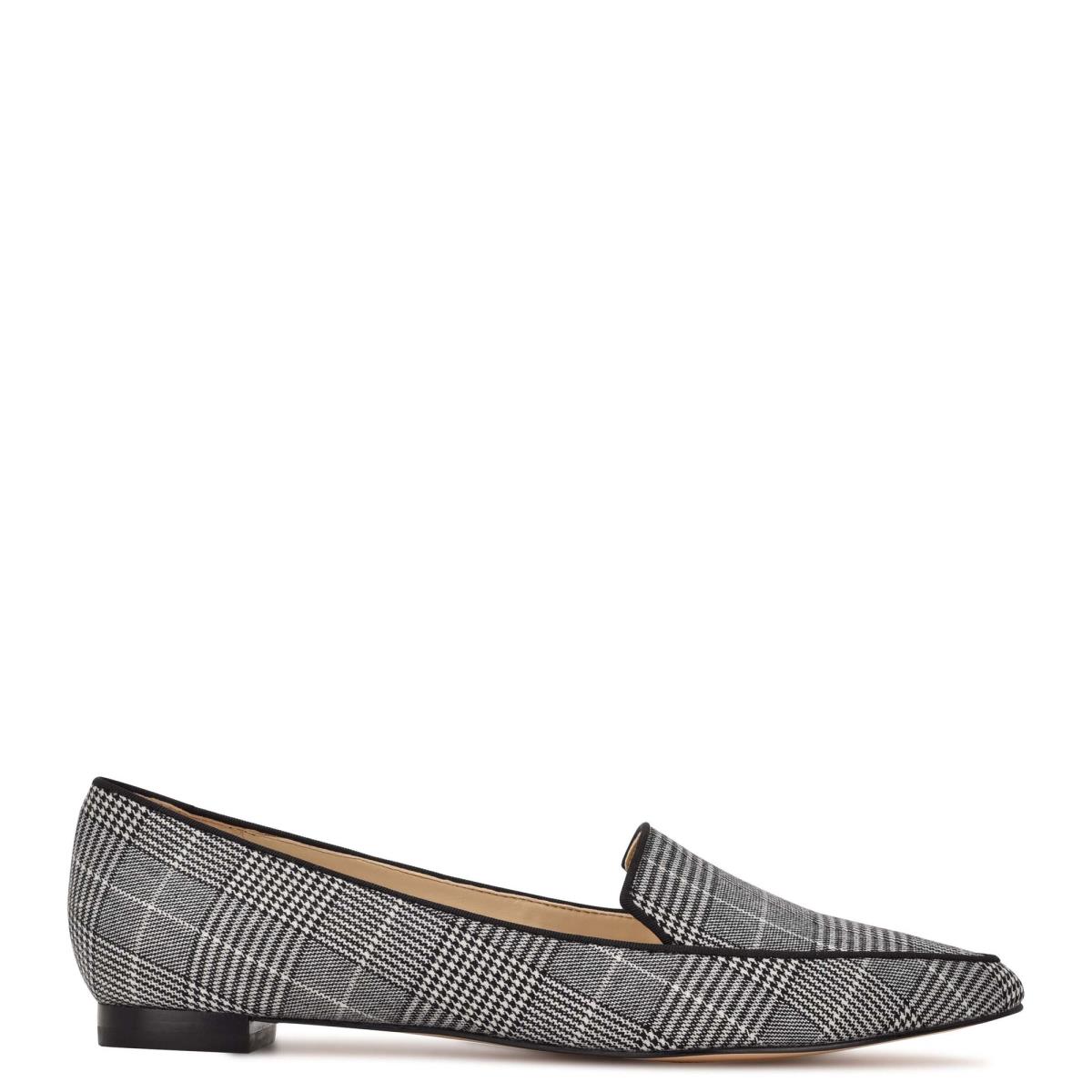 Flats Nine West Abay Smoking Gris | 6174ZISDQ