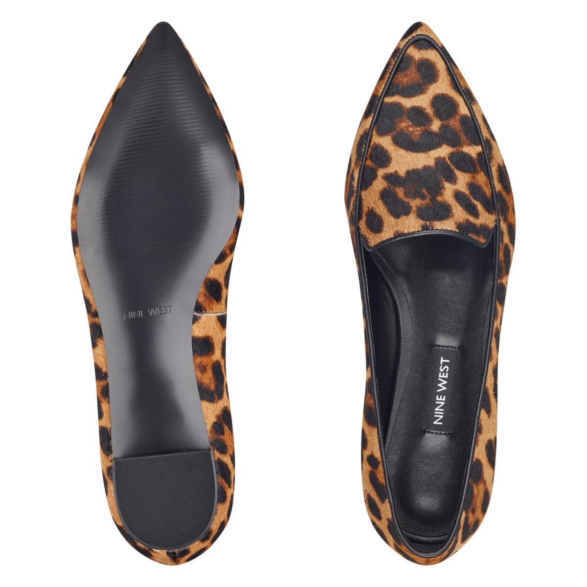 Flats Nine West Abay Smoking Leopardo | 9501KIFPX