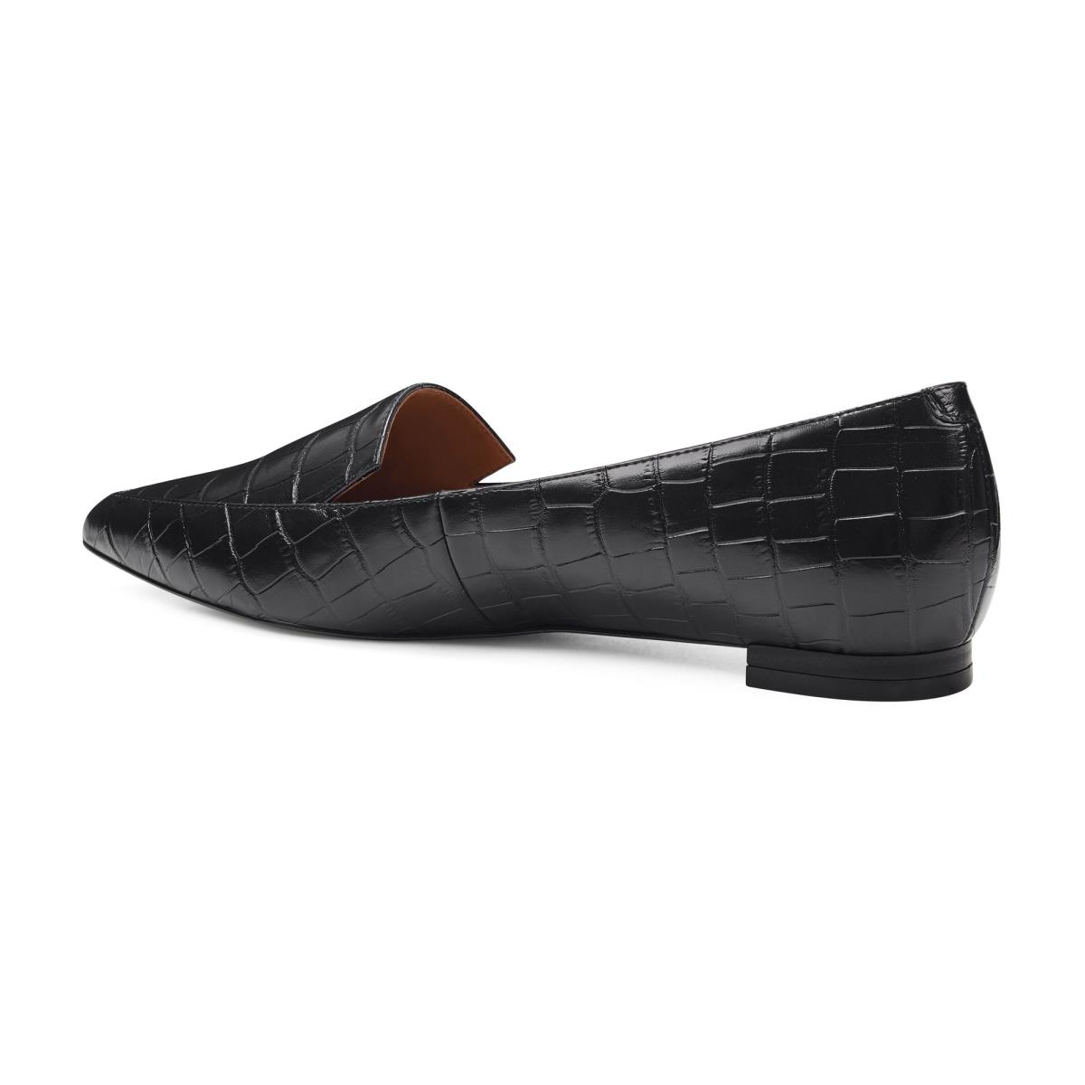 Flats Nine West Abay Smoking Negras | 4803IYZND