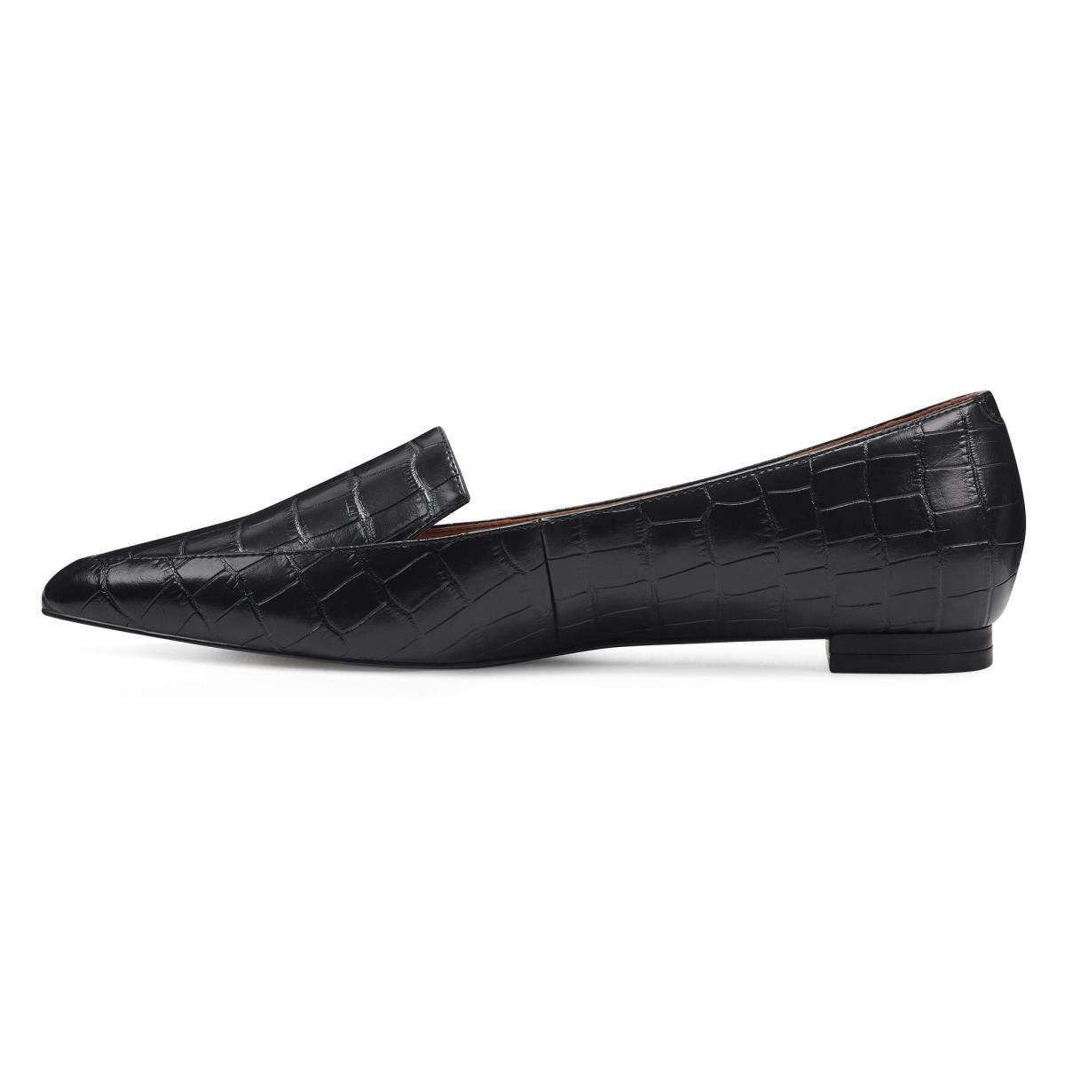 Flats Nine West Abay Smoking Negras | 4803IYZND