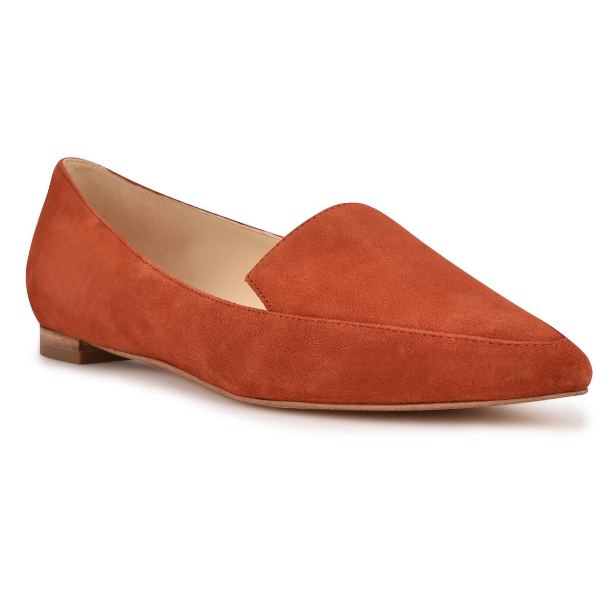 Flats Nine West Abay Smoking Rojas | 1670PTMXJ