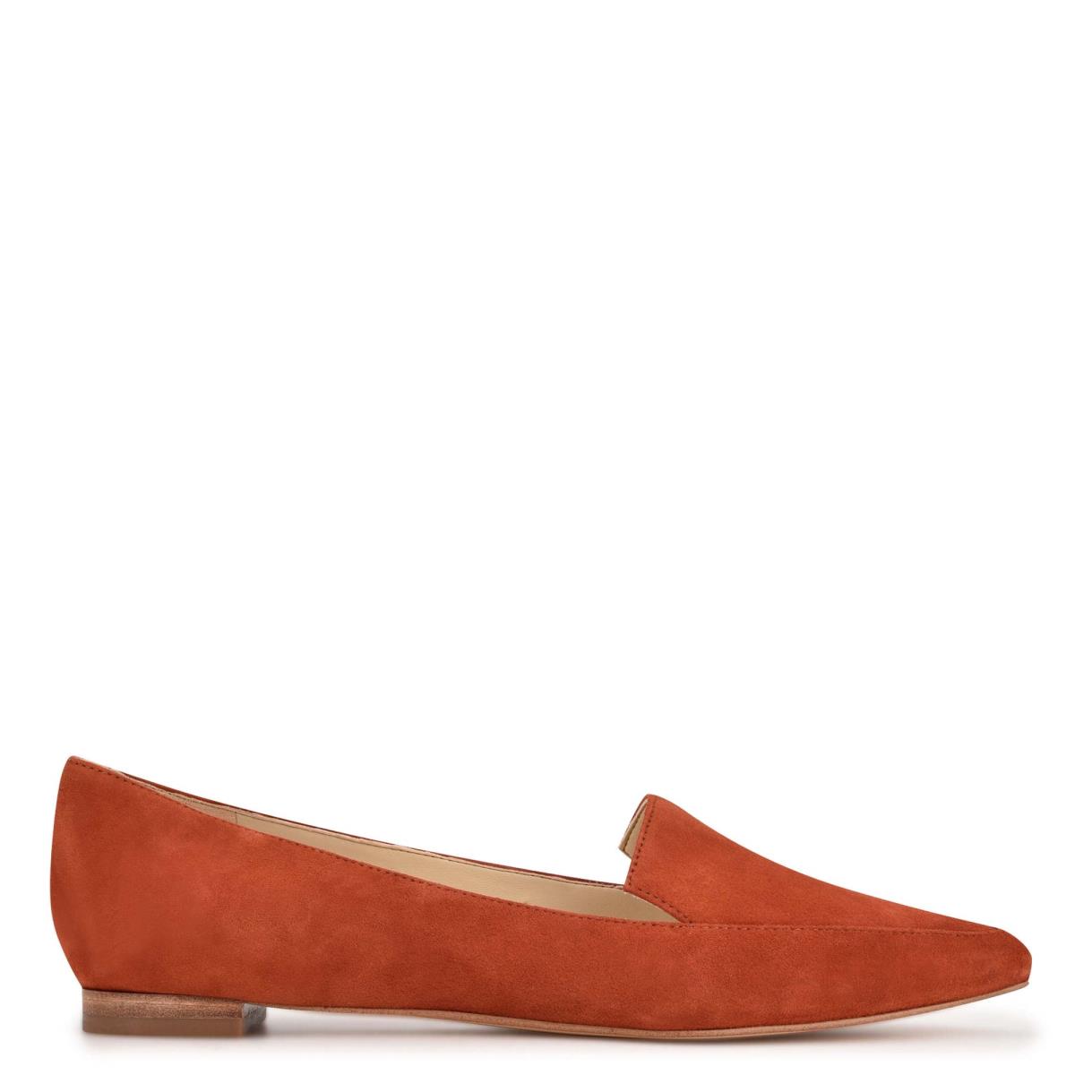 Flats Nine West Abay Smoking Rojas | 1670PTMXJ