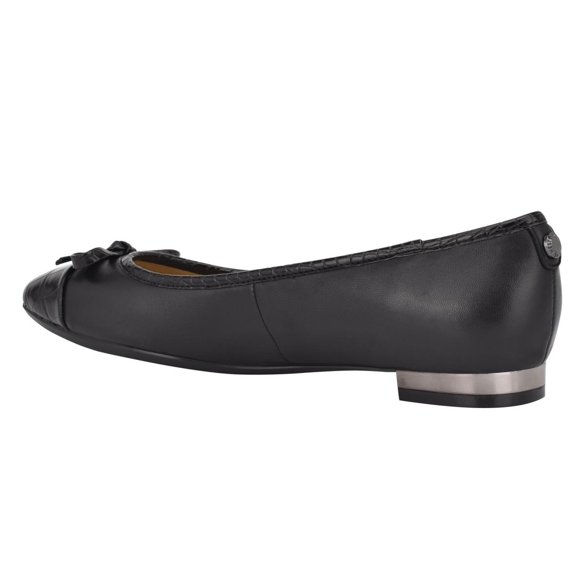 Flats Nine West Olly 9x9 Ballet Negras | 5928BAWDF