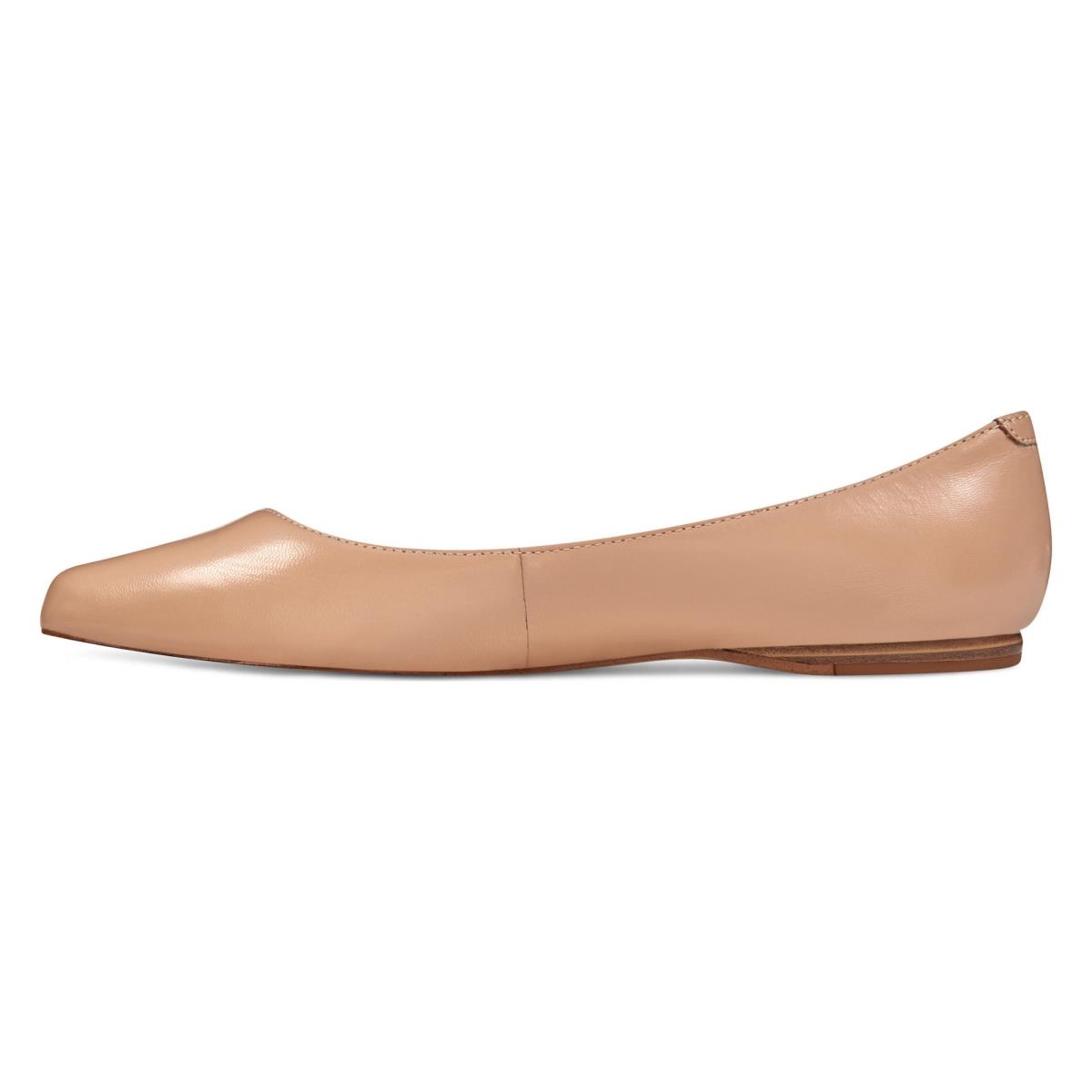 Flats Nine West Speakup Almond Puntera Beige | 7605ARKOB