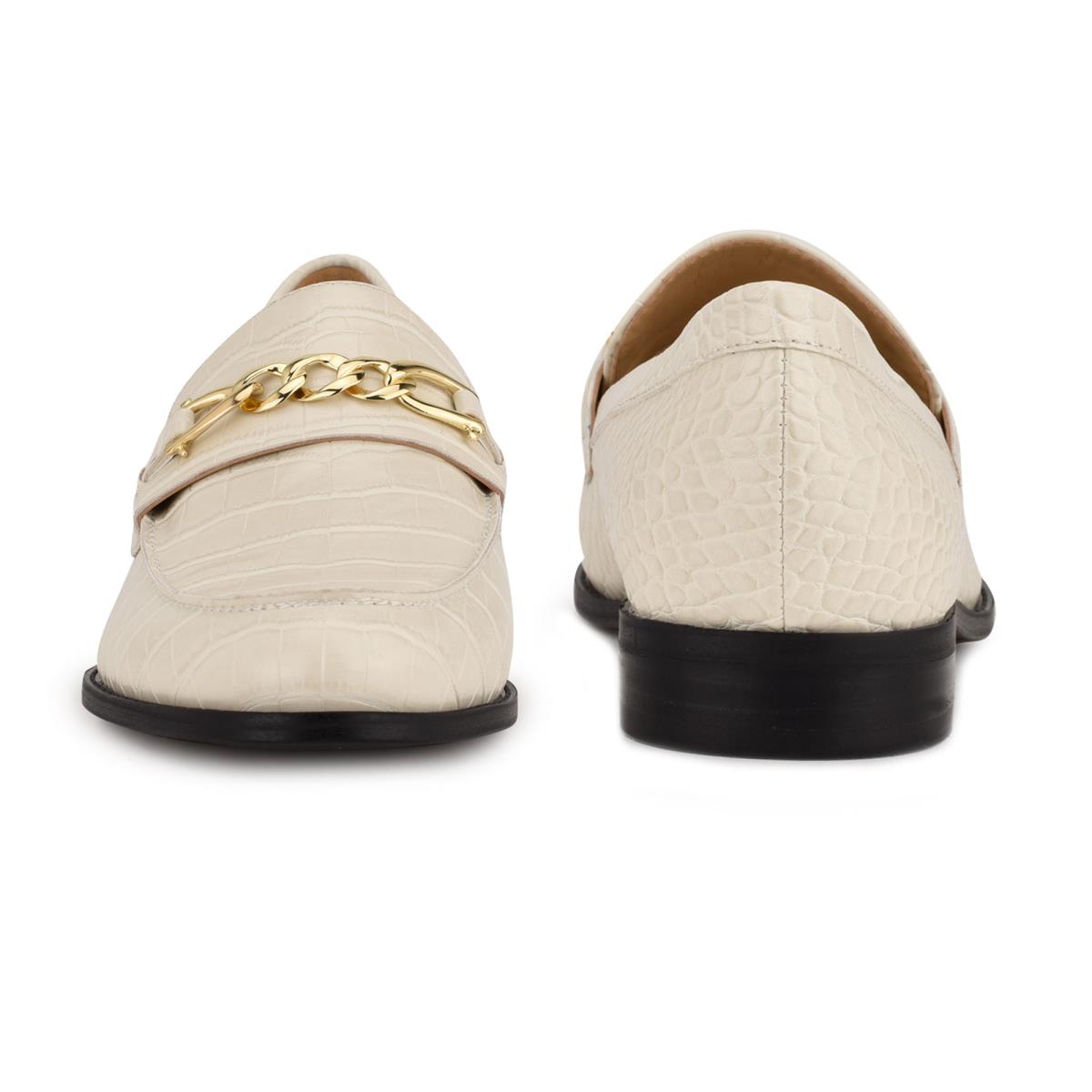 Loafers Nine West Onlyou Slip-On Beige | 8421VRBDS