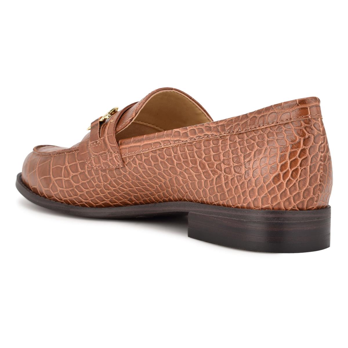 Loafers Nine West Onlyou Slip-On Marrones | 5317ZMWJY