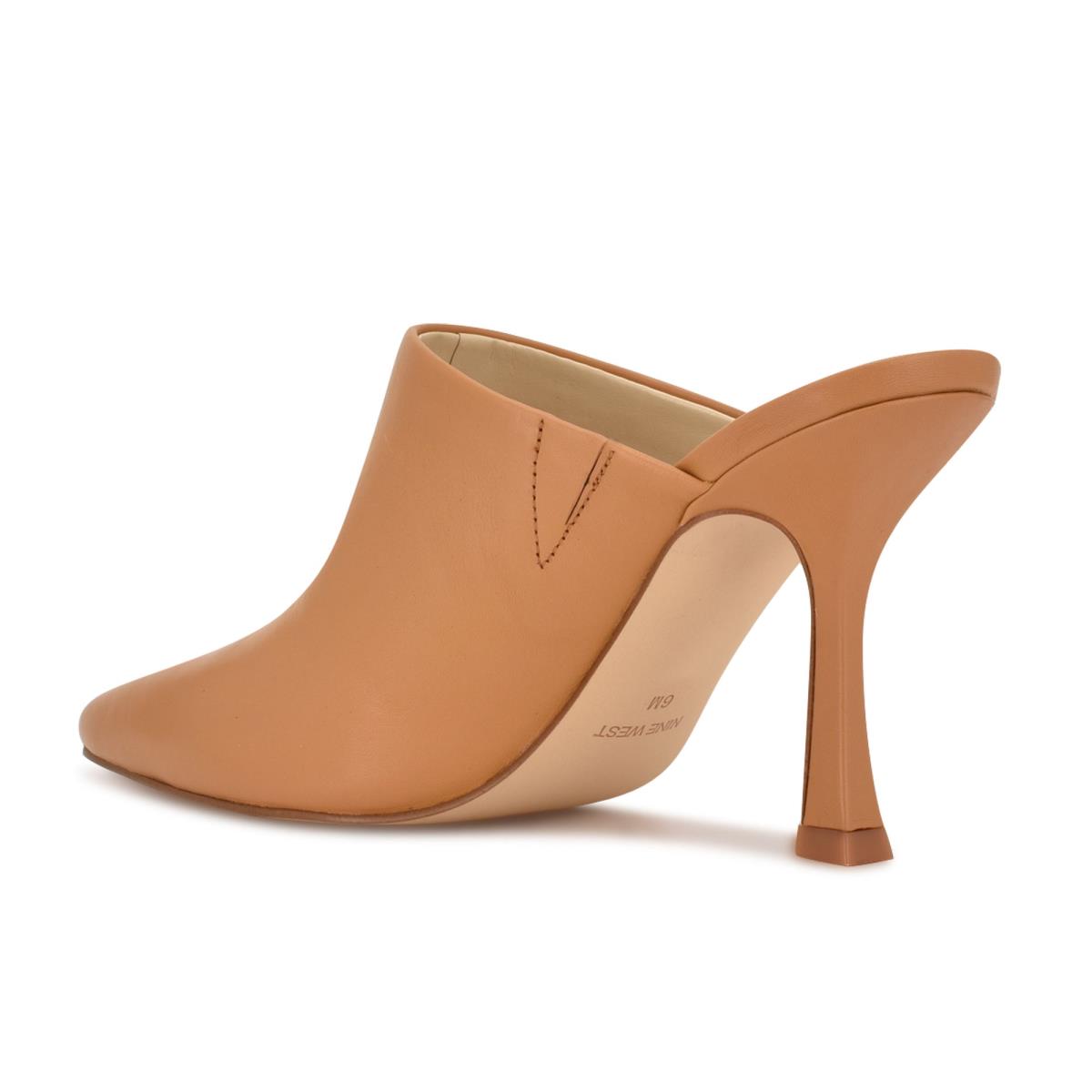 Mulas Nine West Ciao Heel Beige | 9547FPIWR