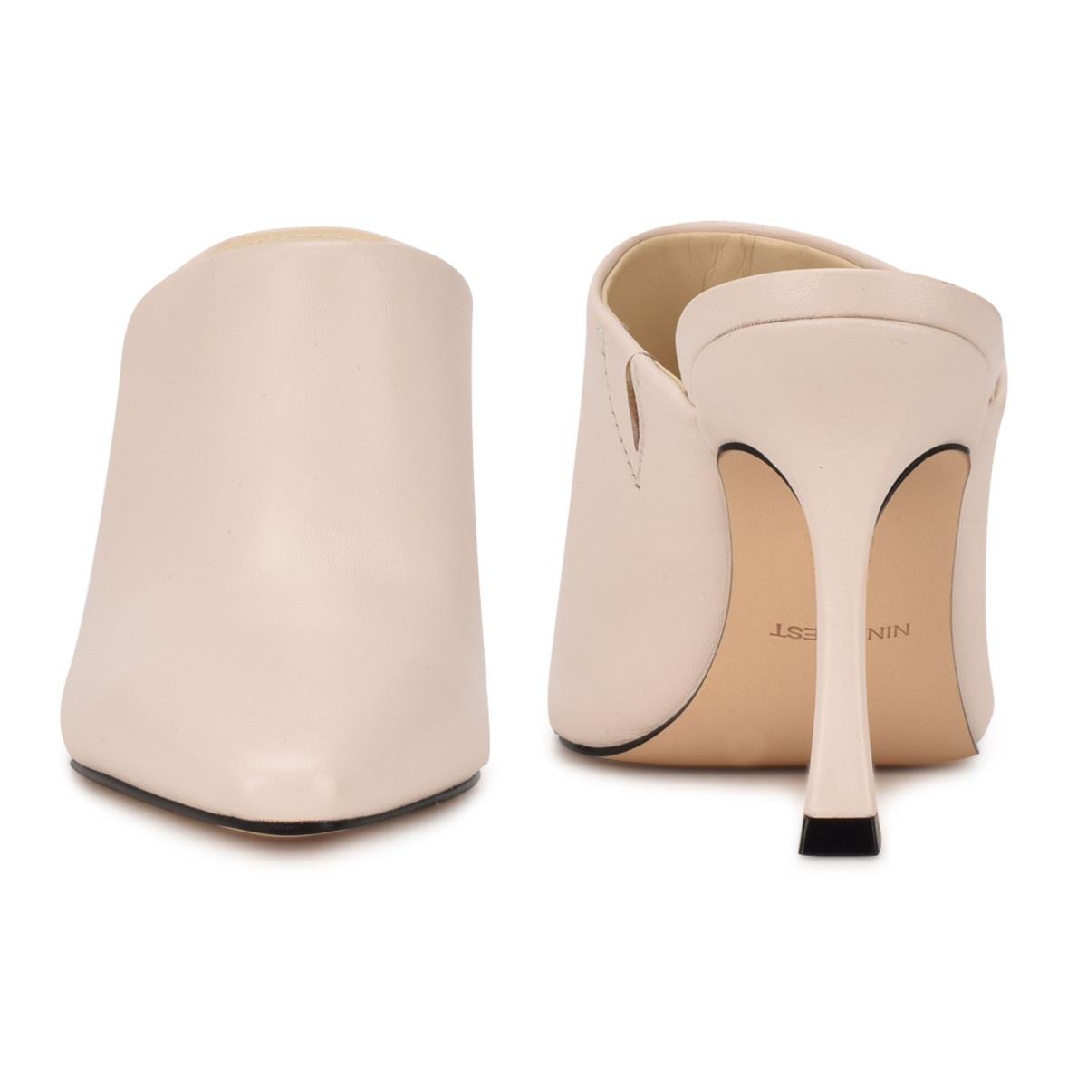 Mulas Nine West Ciao Heel Creme | 0295ADMJL