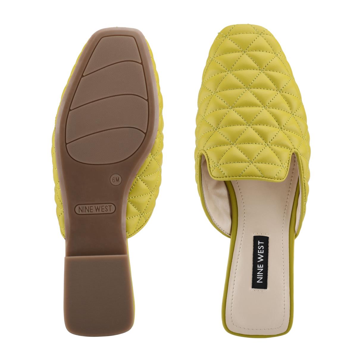 Mulas Nine West Diamond Planos Amarillo | 9132XIYPA