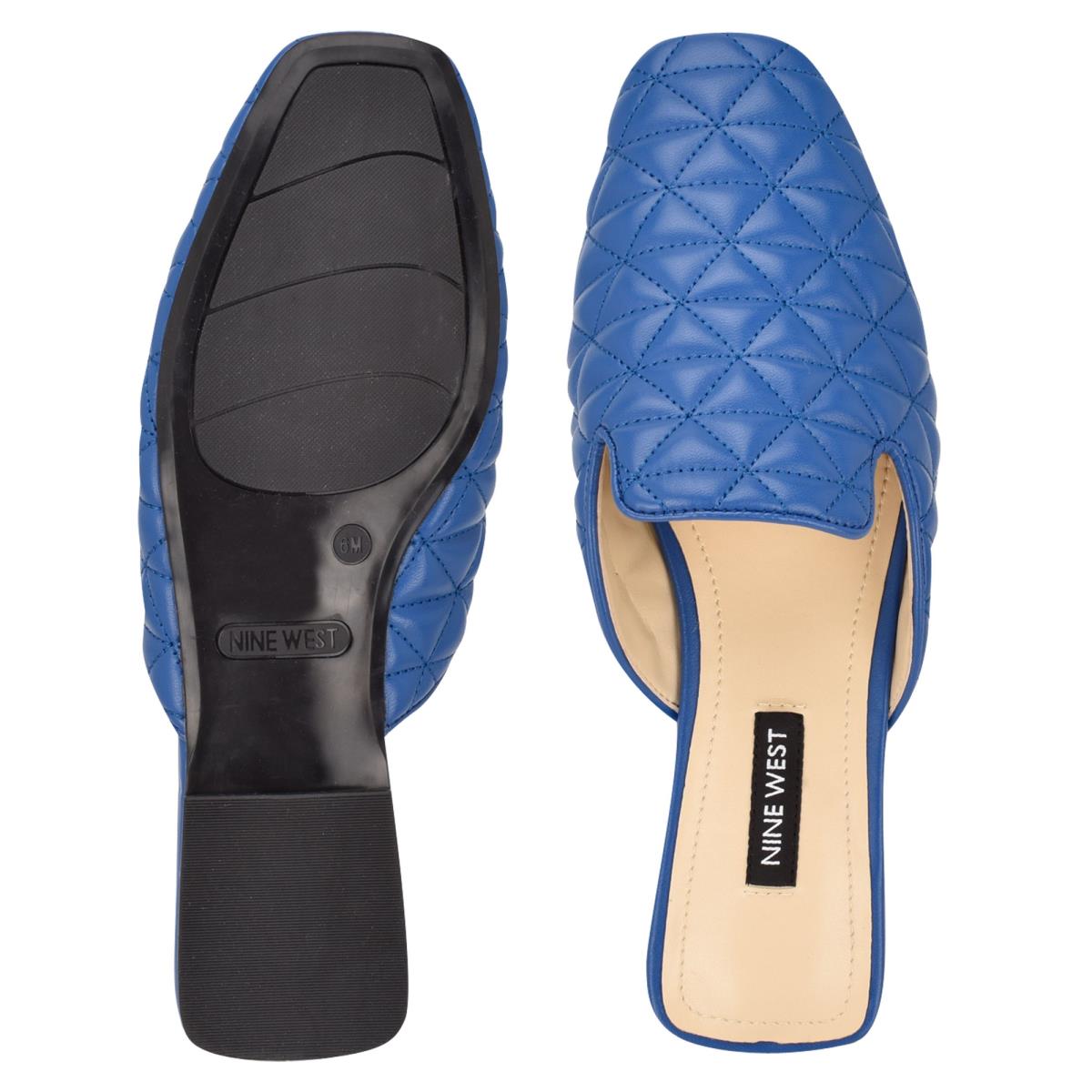 Mulas Nine West Diamond Planos Azules | 3590GAZWJ