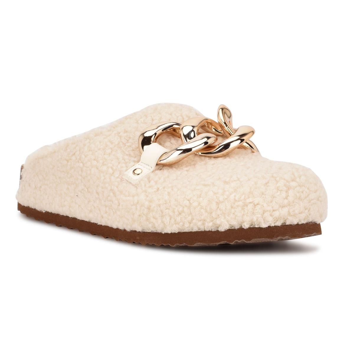 Mulas Nine West Everyth Cozy Creme | 6584XICAQ