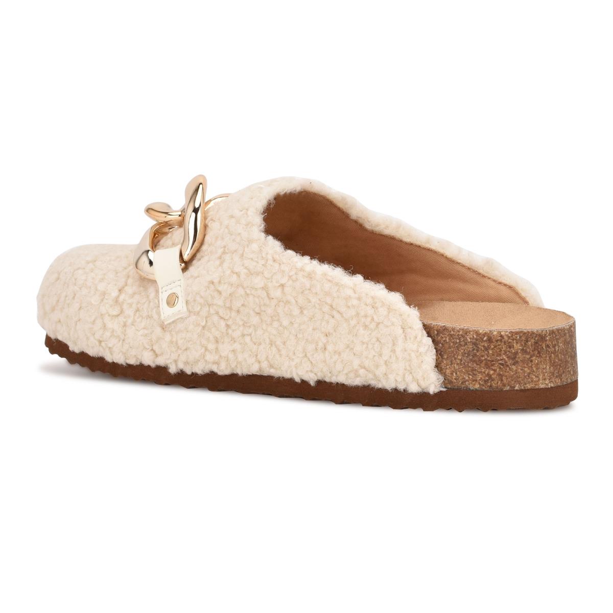 Mulas Nine West Everyth Cozy Creme | 6584XICAQ