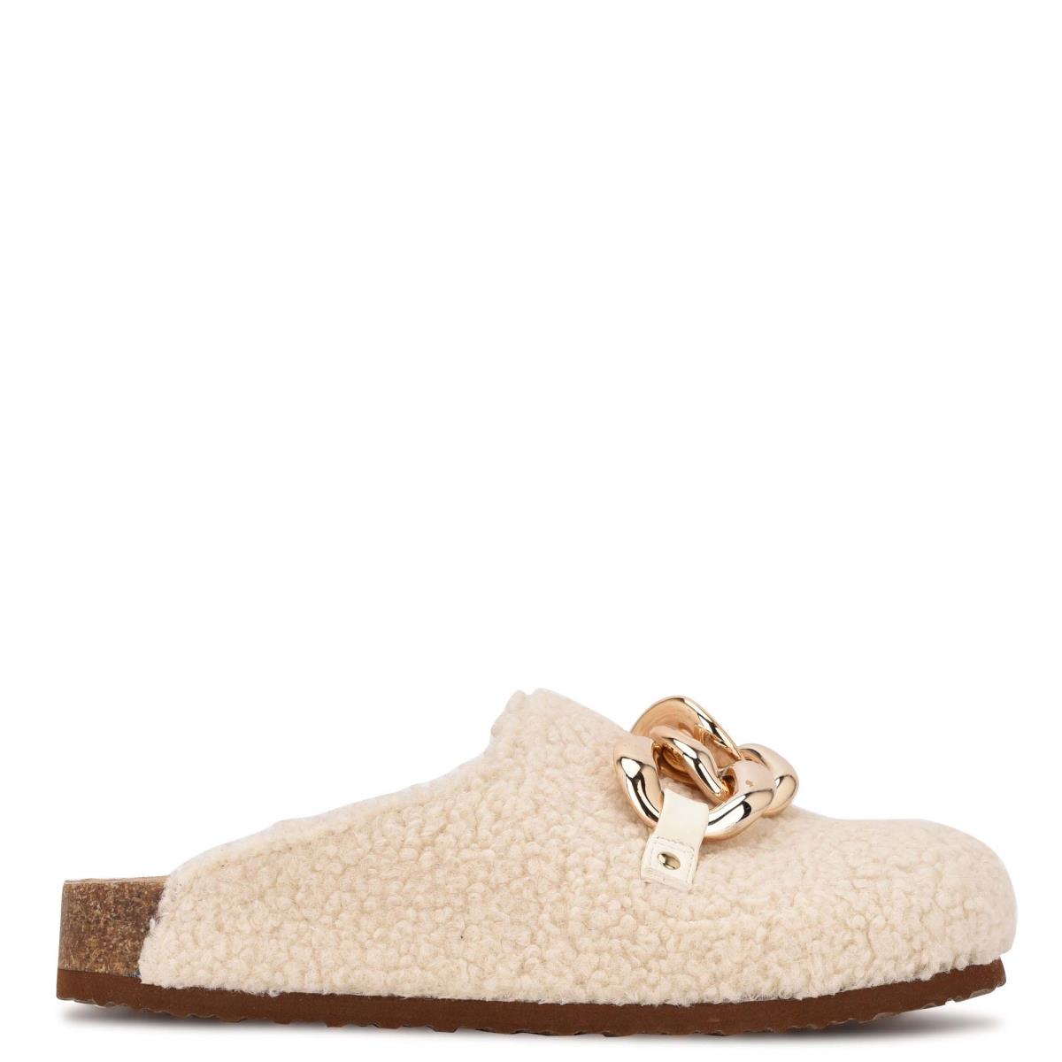 Mulas Nine West Everyth Cozy Creme | 6584XICAQ