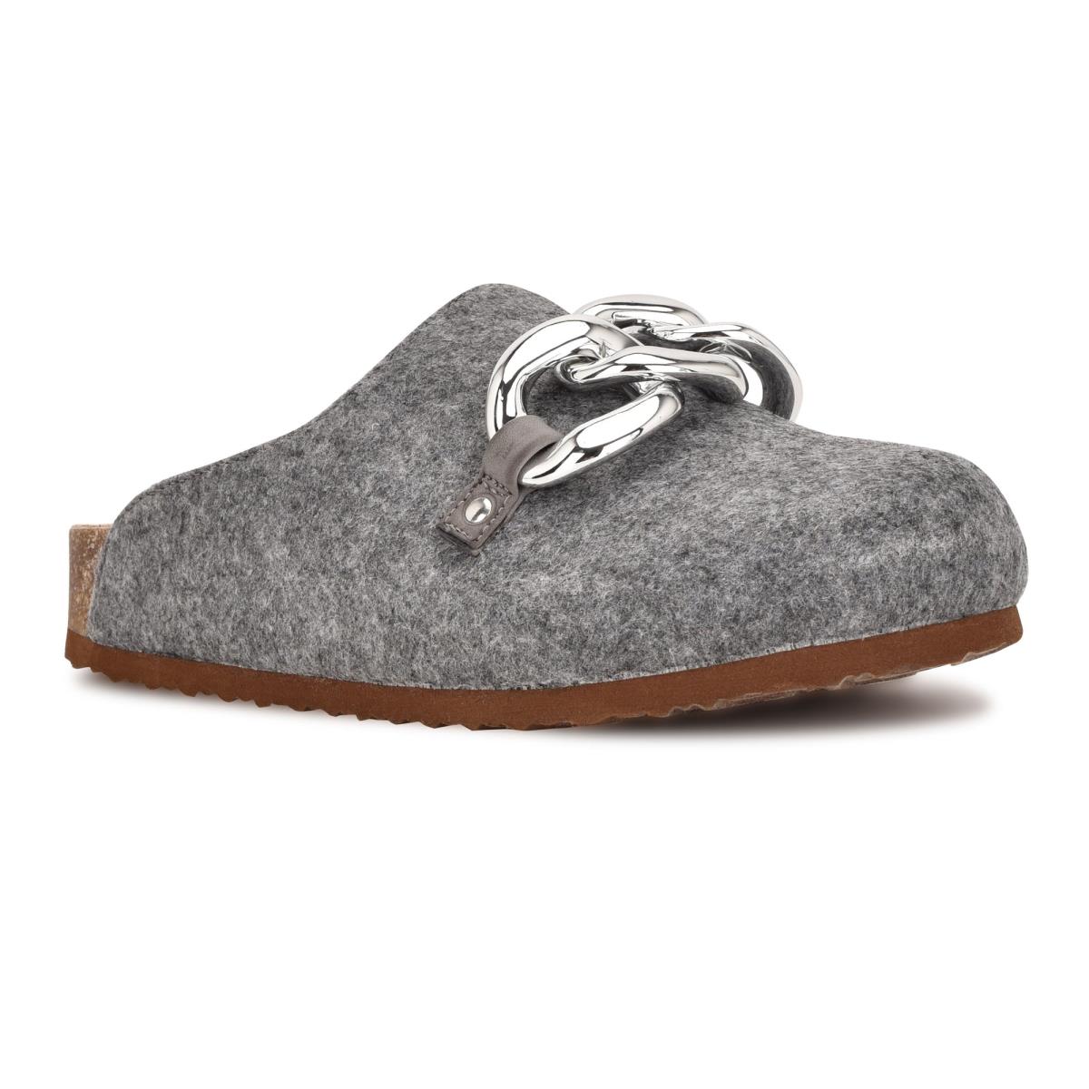 Mulas Nine West Everyth Cozy Gris | 8743LTXIQ