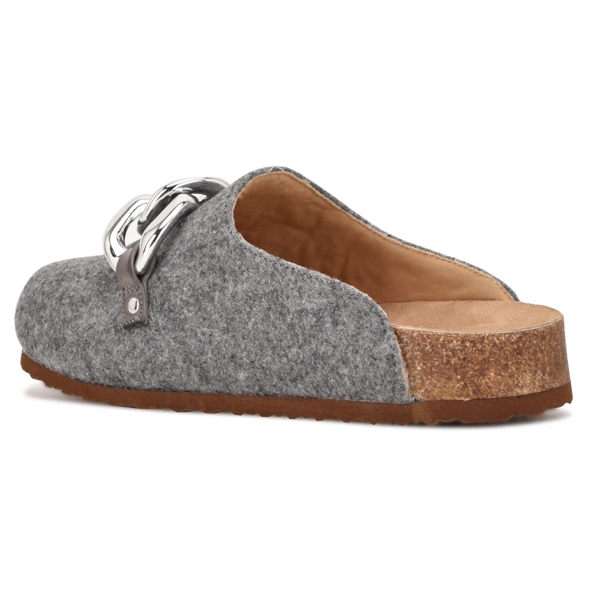 Mulas Nine West Everyth Cozy Gris | 8743LTXIQ