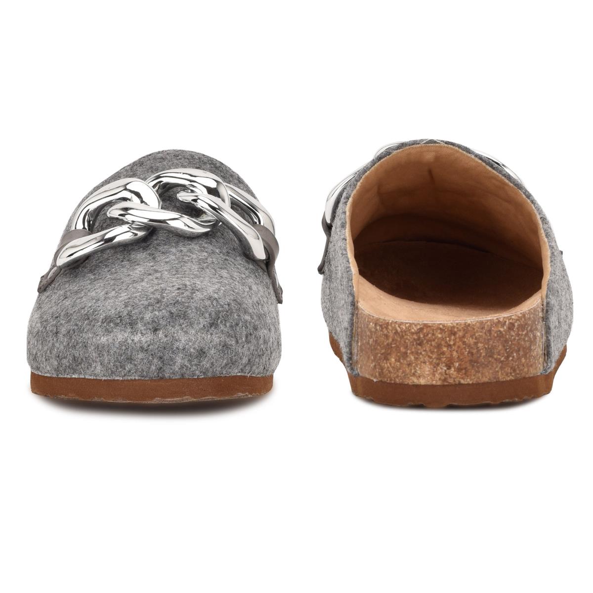 Mulas Nine West Everyth Cozy Gris | 8743LTXIQ