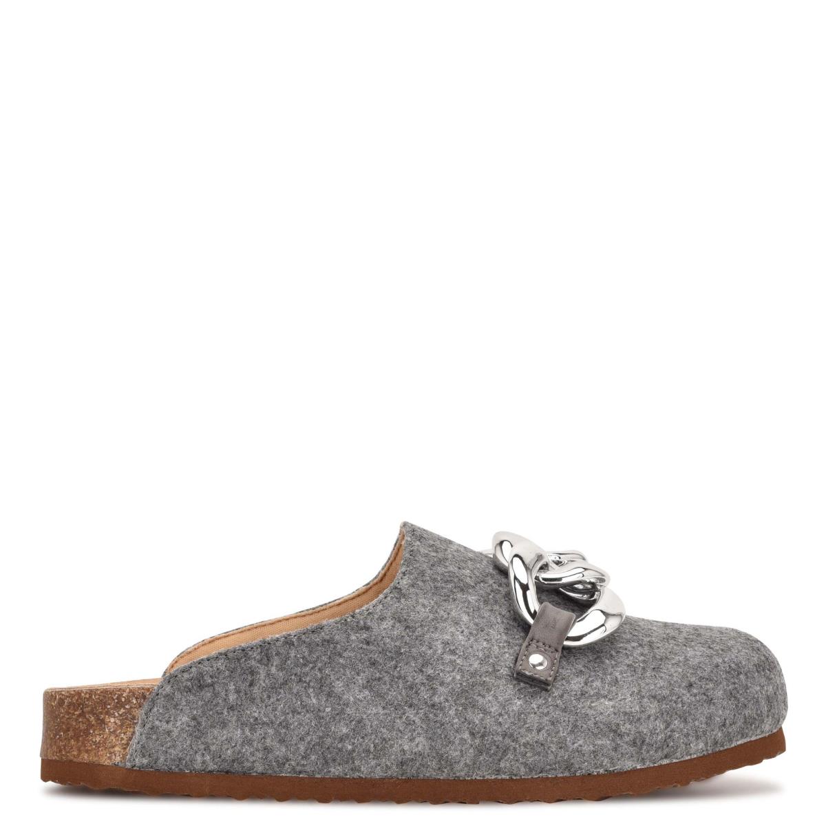 Mulas Nine West Everyth Cozy Gris | 8743LTXIQ