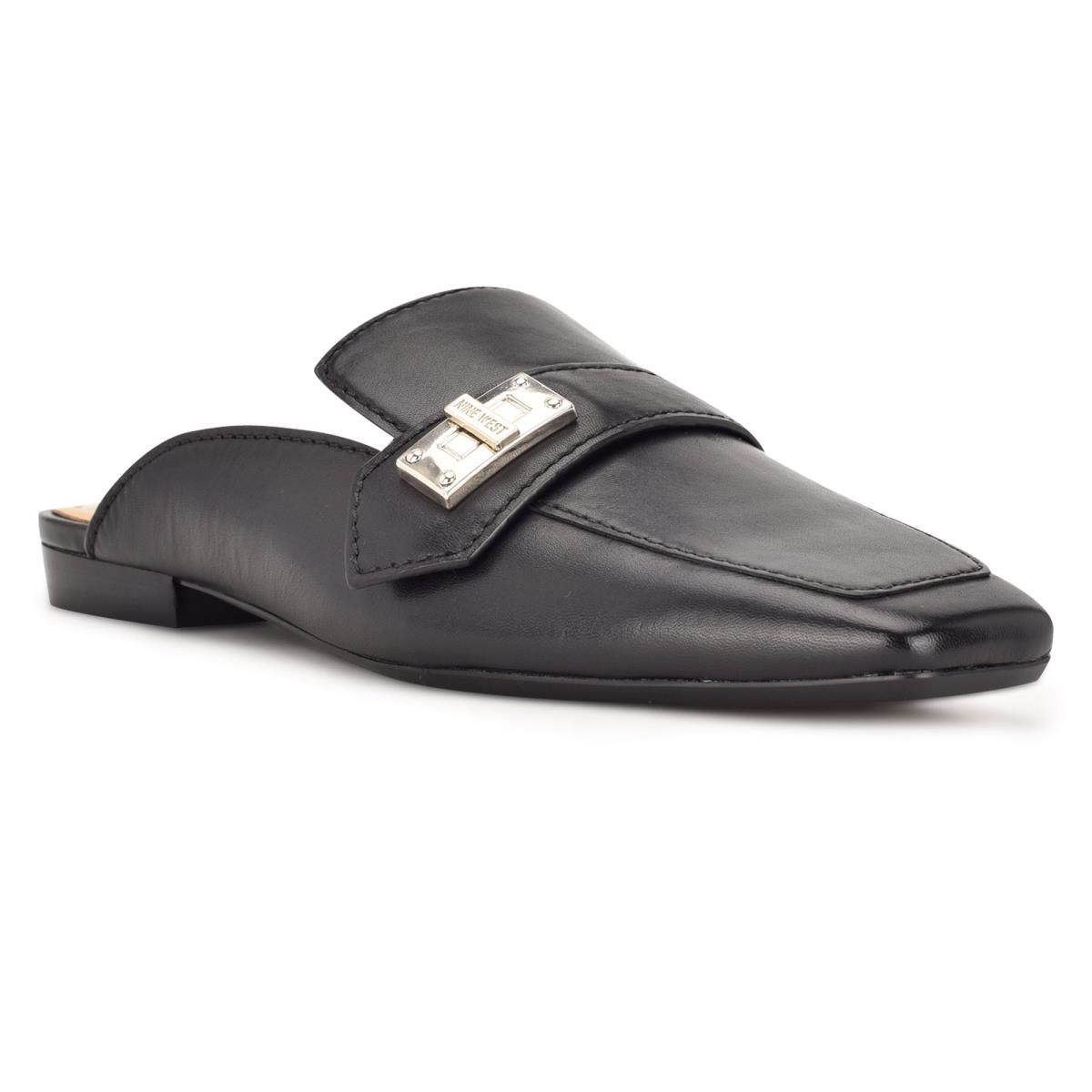 Mulas Nine West Neat 9x9 Loafer Negras | 9534AJBYZ