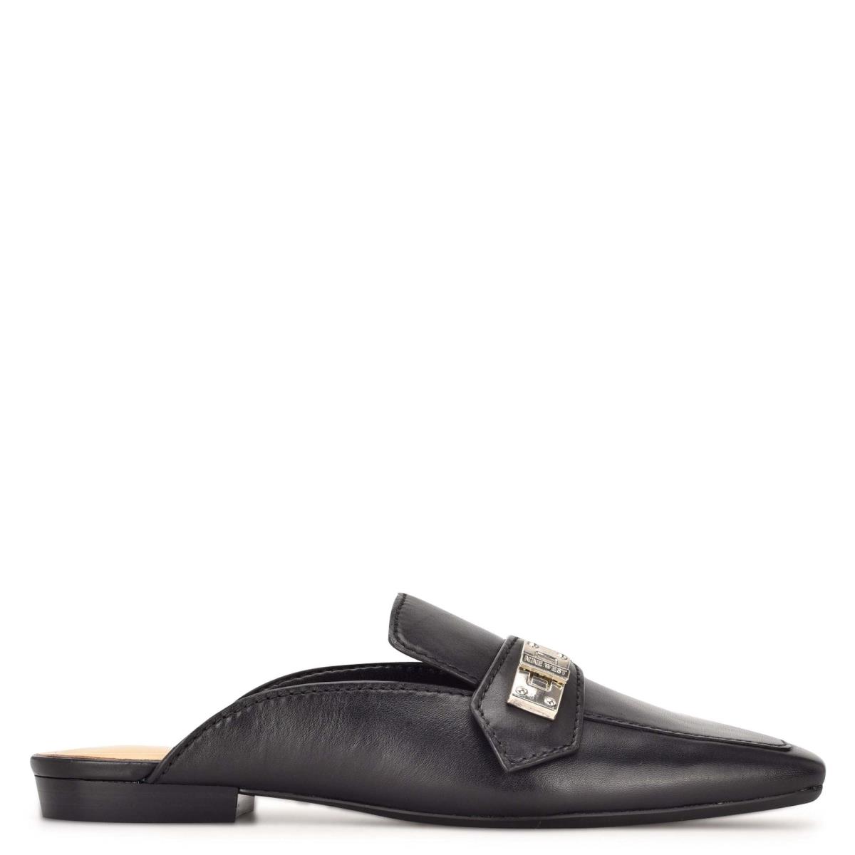 Mulas Nine West Neat 9x9 Loafer Negras | 9534AJBYZ