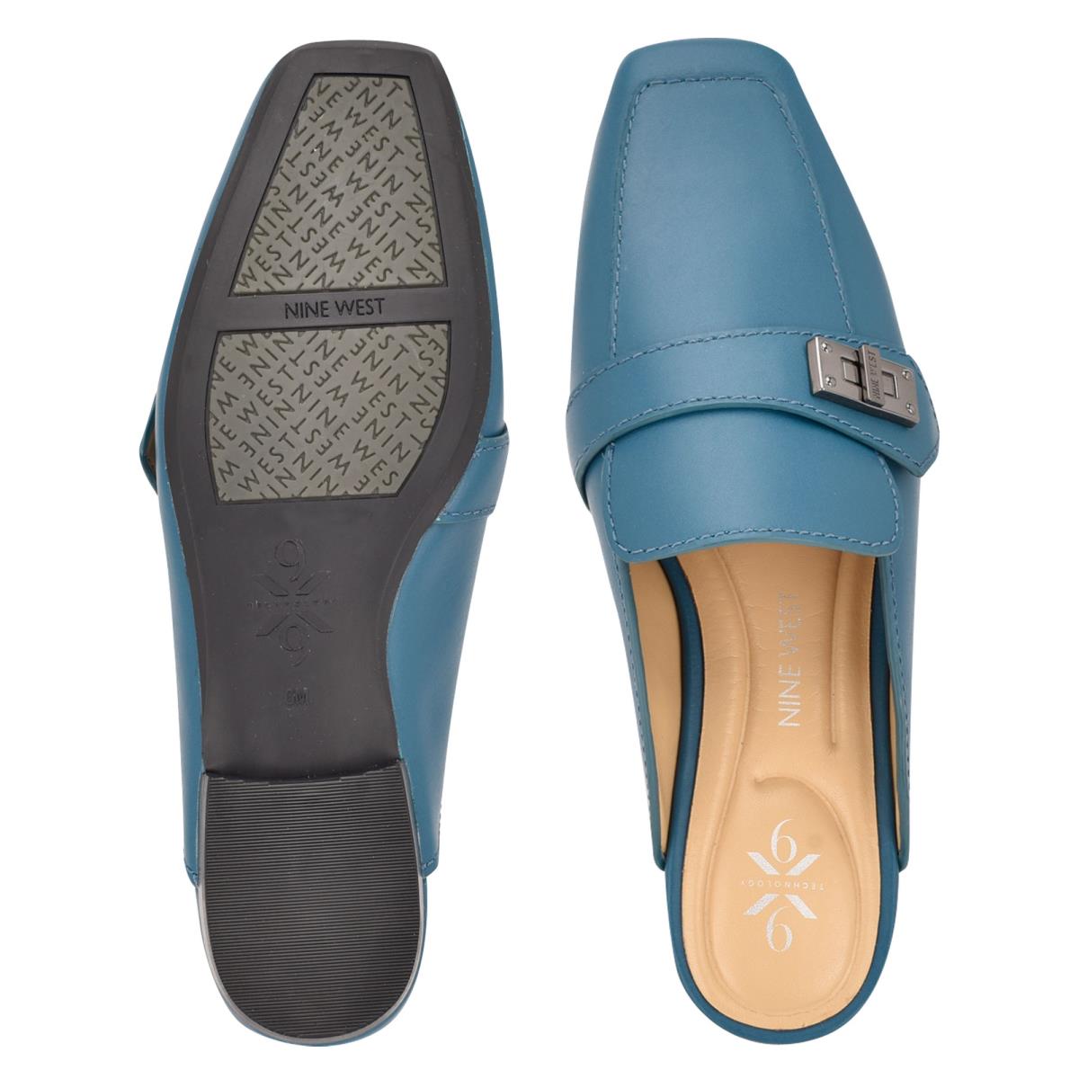 Mulas Nine West Neat 9x9 Loafer Turquesa | 9024ZXRHC