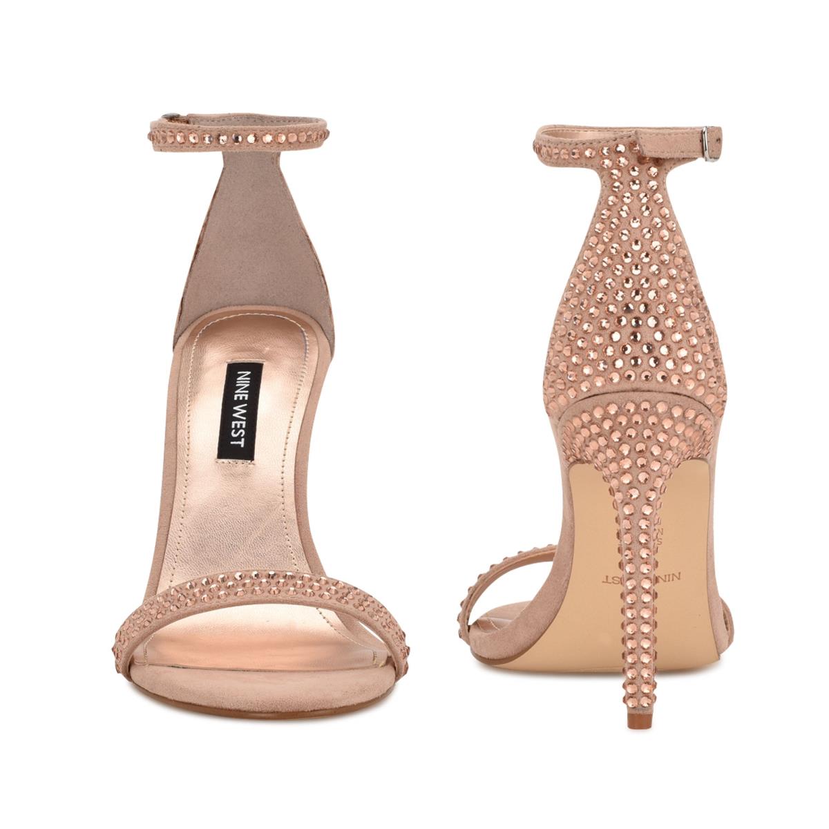 Sandalias Con Tiras Nine West Toria Ankle Rosas | 7630KZLAG