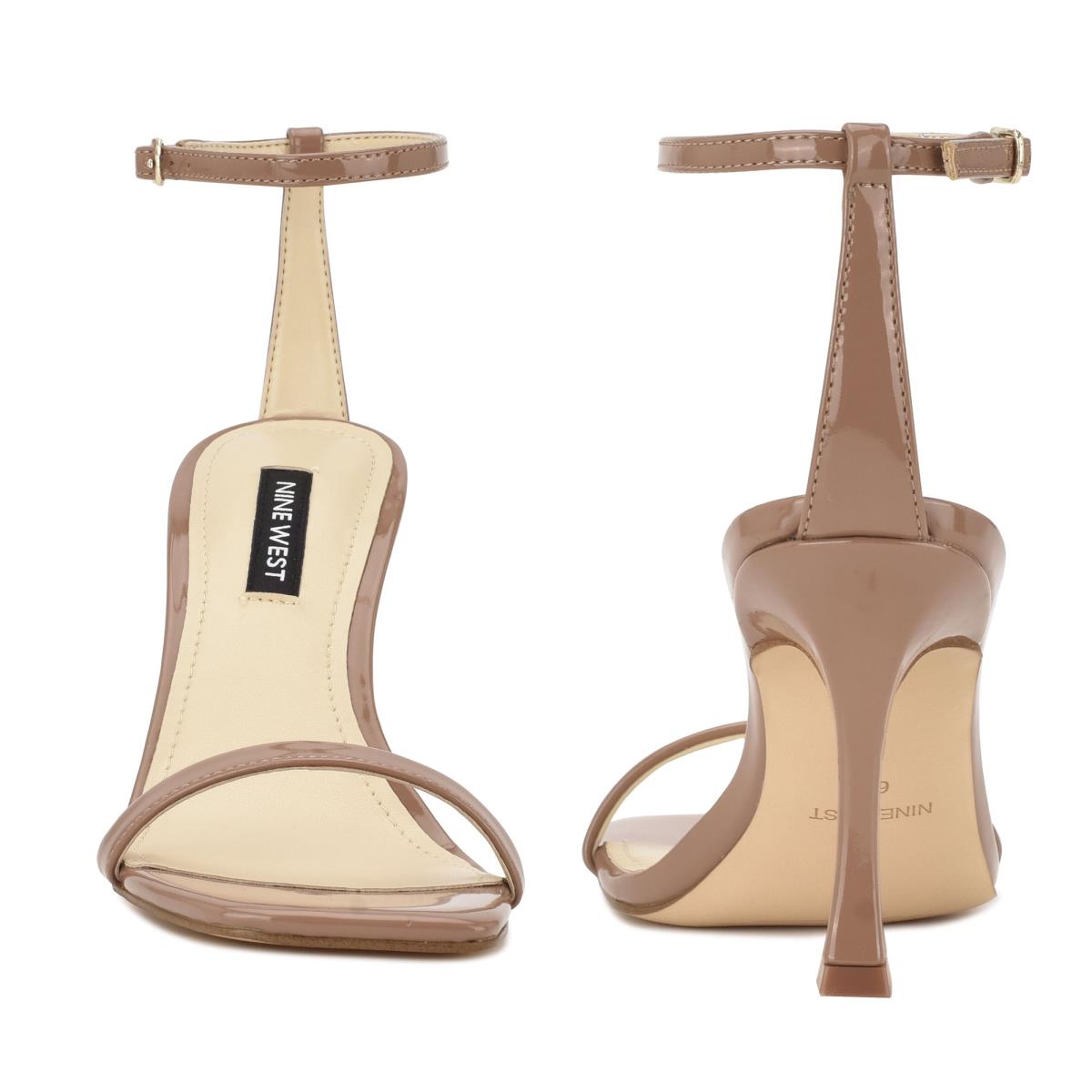 Sandalias Con Tiras Nine West Yess Ankle Marrones | 0216USFYW