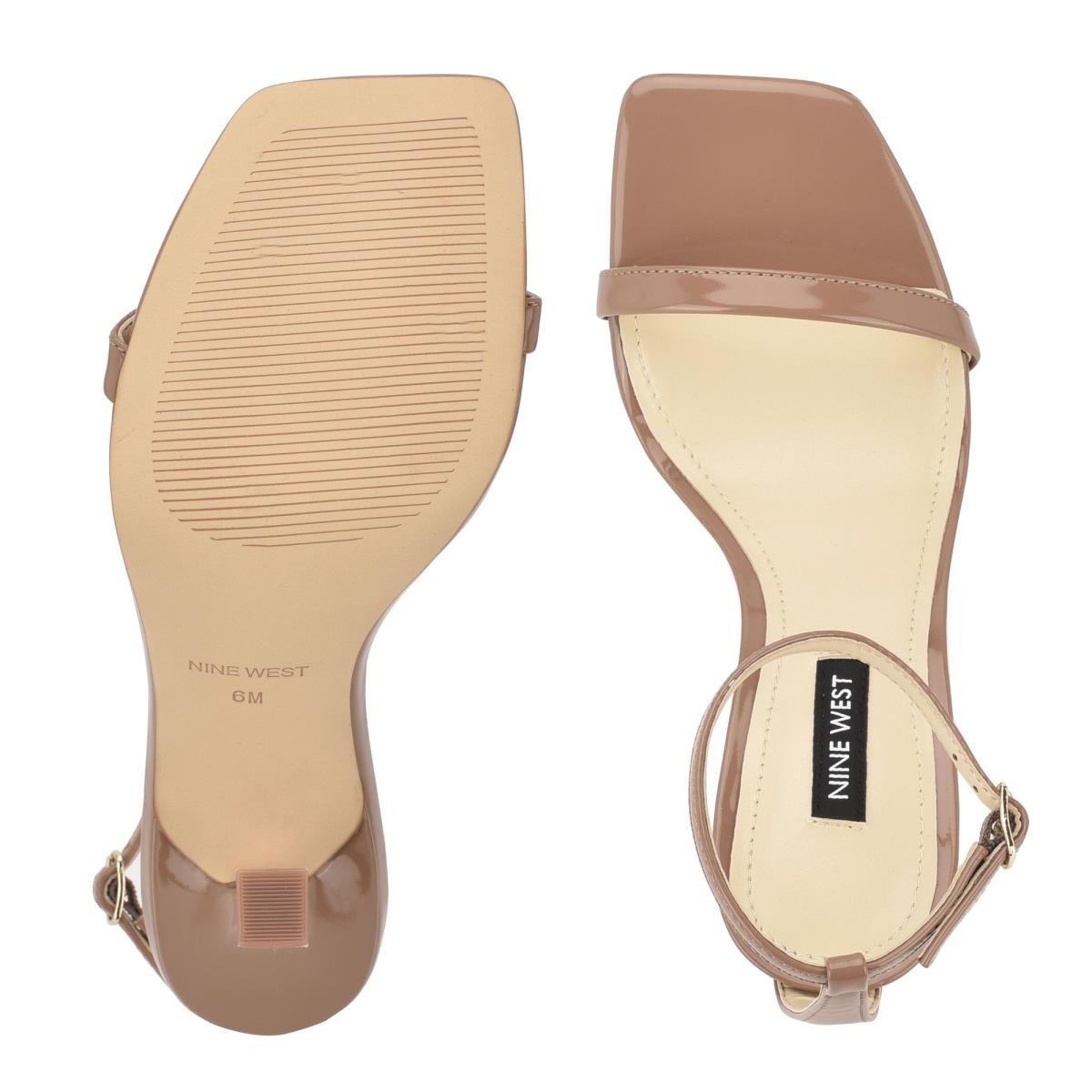 Sandalias Con Tiras Nine West Yess Ankle Marrones | 0216USFYW