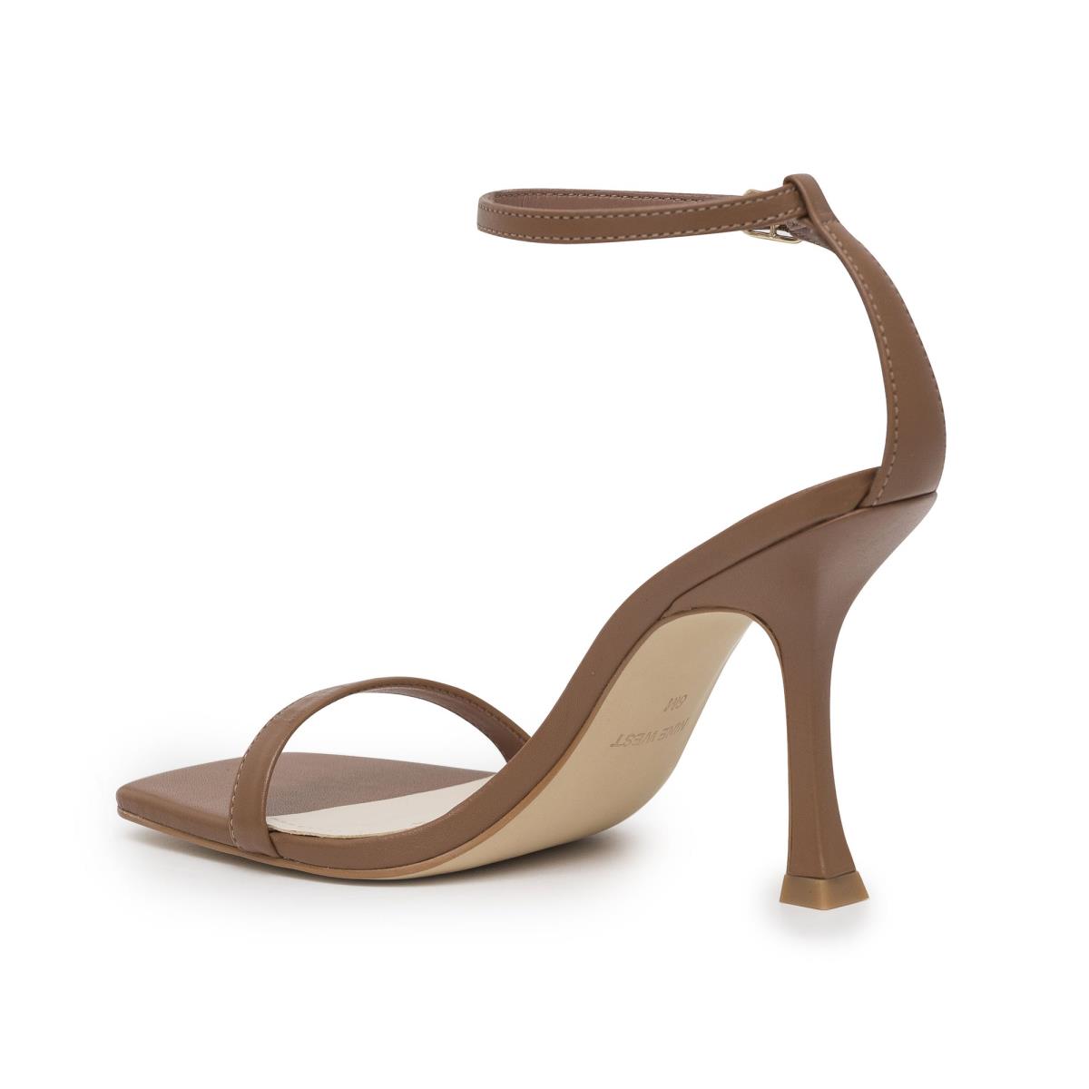 Sandalias Con Tiras Nine West Yess Ankle Marrones Claro | 3960JANCH