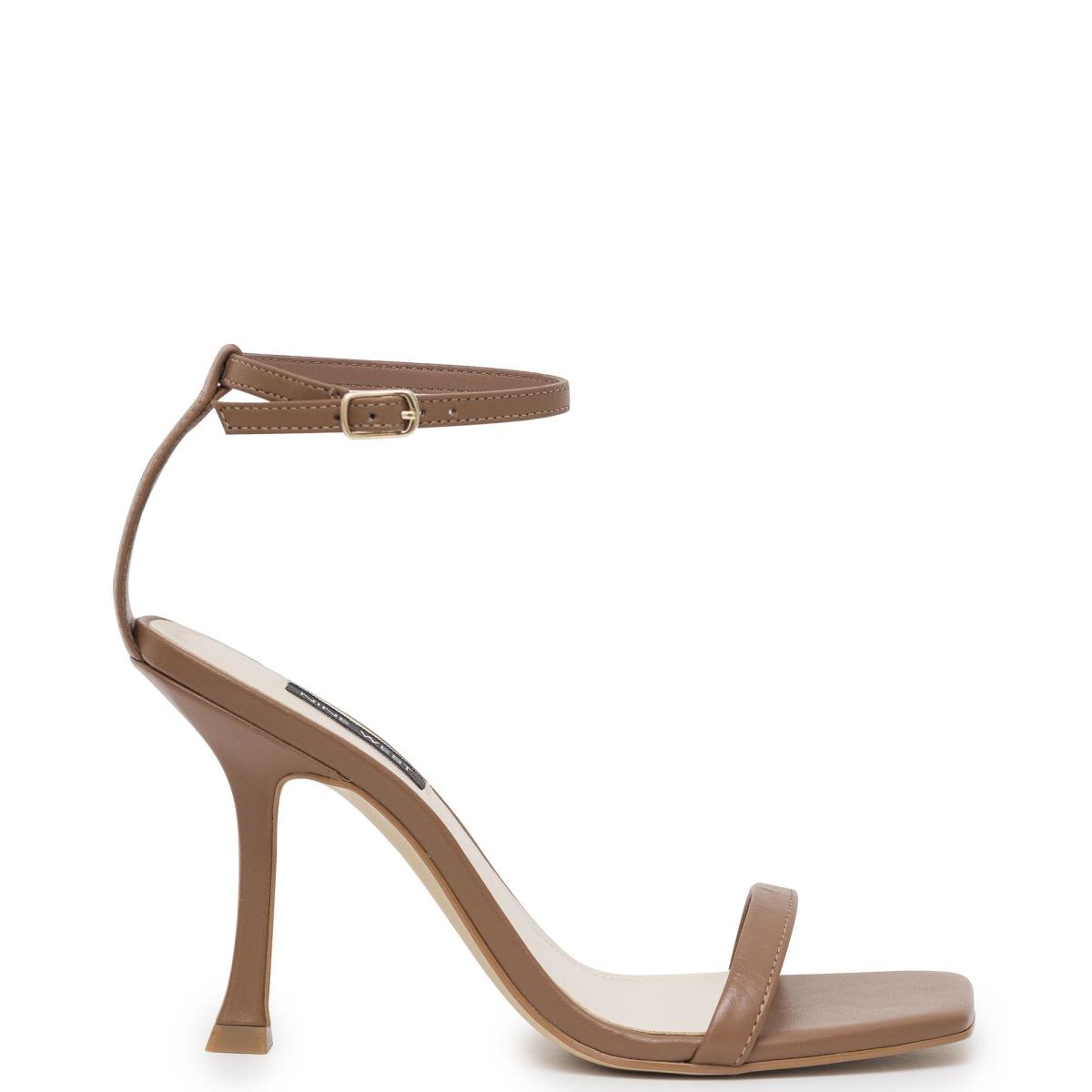 Sandalias Con Tiras Nine West Yess Ankle Marrones Claro | 3960JANCH