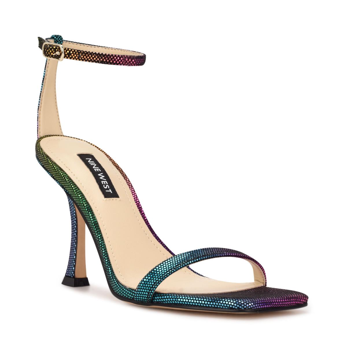 Sandalias Con Tiras Nine West Yess Ankle Multicolor | 9403YUEFC