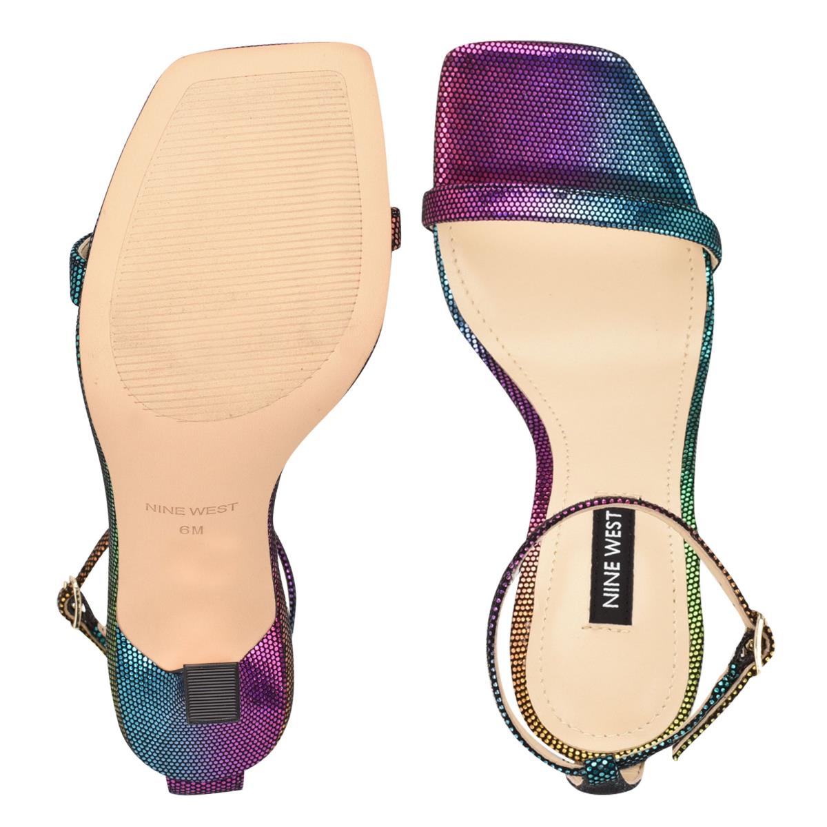 Sandalias Con Tiras Nine West Yess Ankle Multicolor | 9403YUEFC