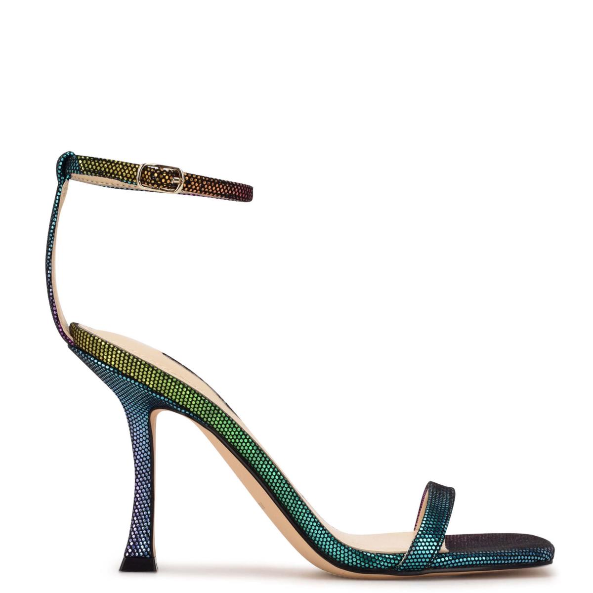 Sandalias Con Tiras Nine West Yess Ankle Multicolor | 9403YUEFC