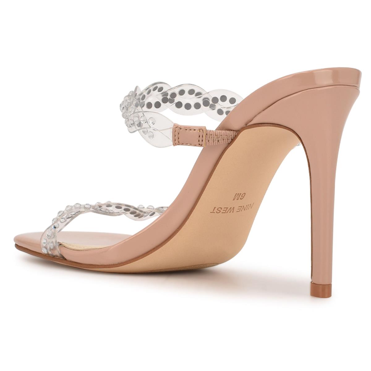 Sandalias Deslizantes Nine West Ziggle Tacón Arena | 9381TWVMU