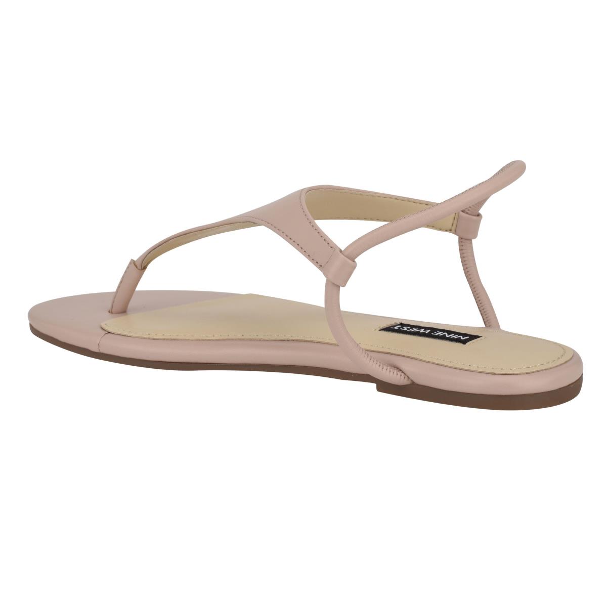 Sandalias Planas Nine West Braydin Stretch Beige | 2168NYUHB