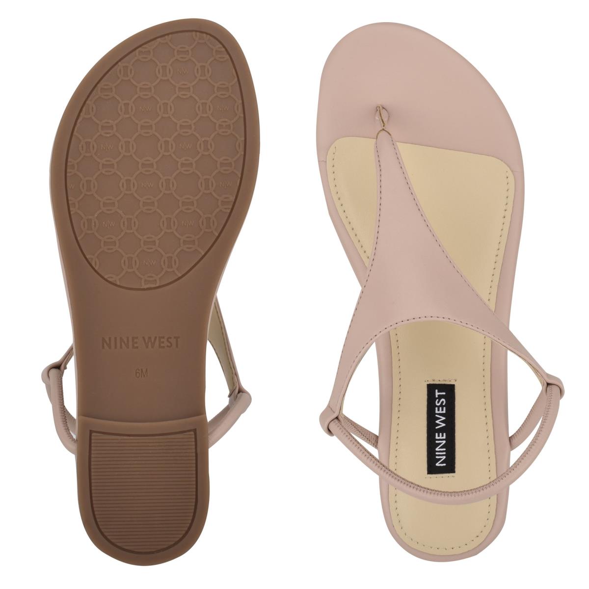 Sandalias Planas Nine West Braydin Stretch Beige | 2168NYUHB