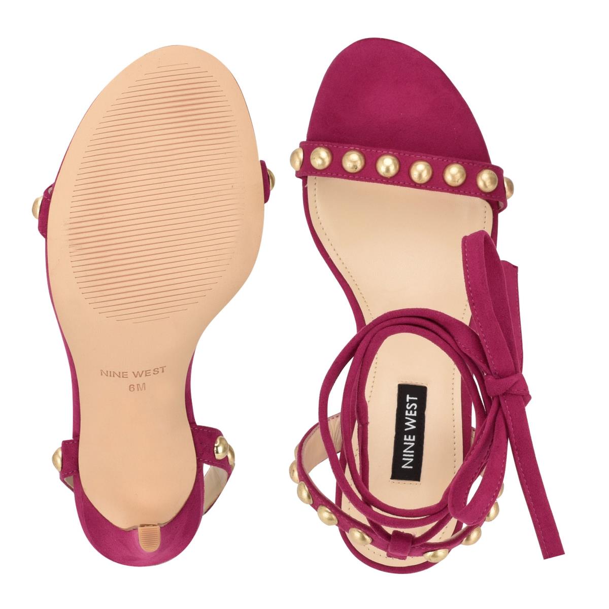 Sandalias Tacones Nine West Istelle Rojas | 8091UTYHV