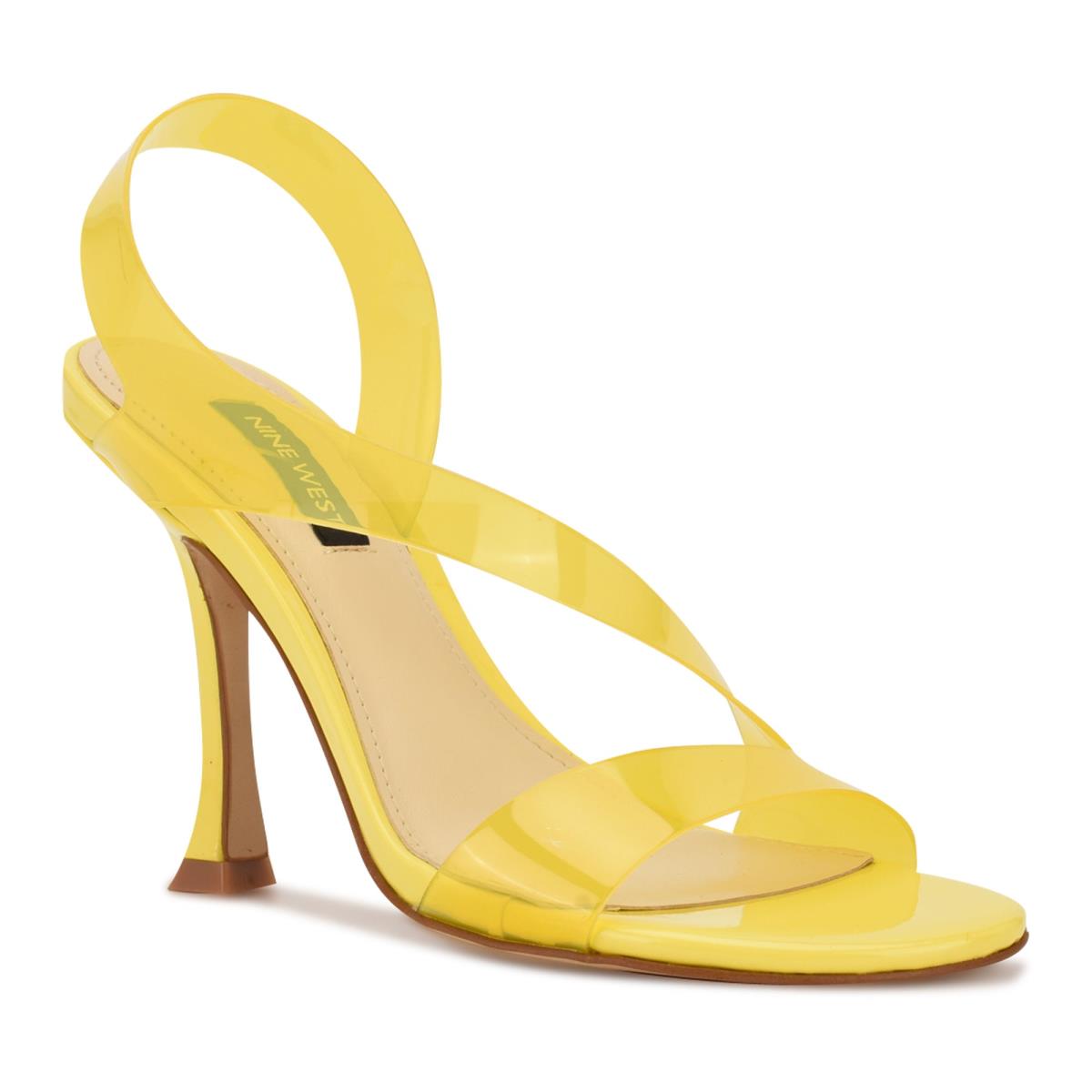 Sandalias Vestir Nine West Irise Amarillo | 4365ZTHNS